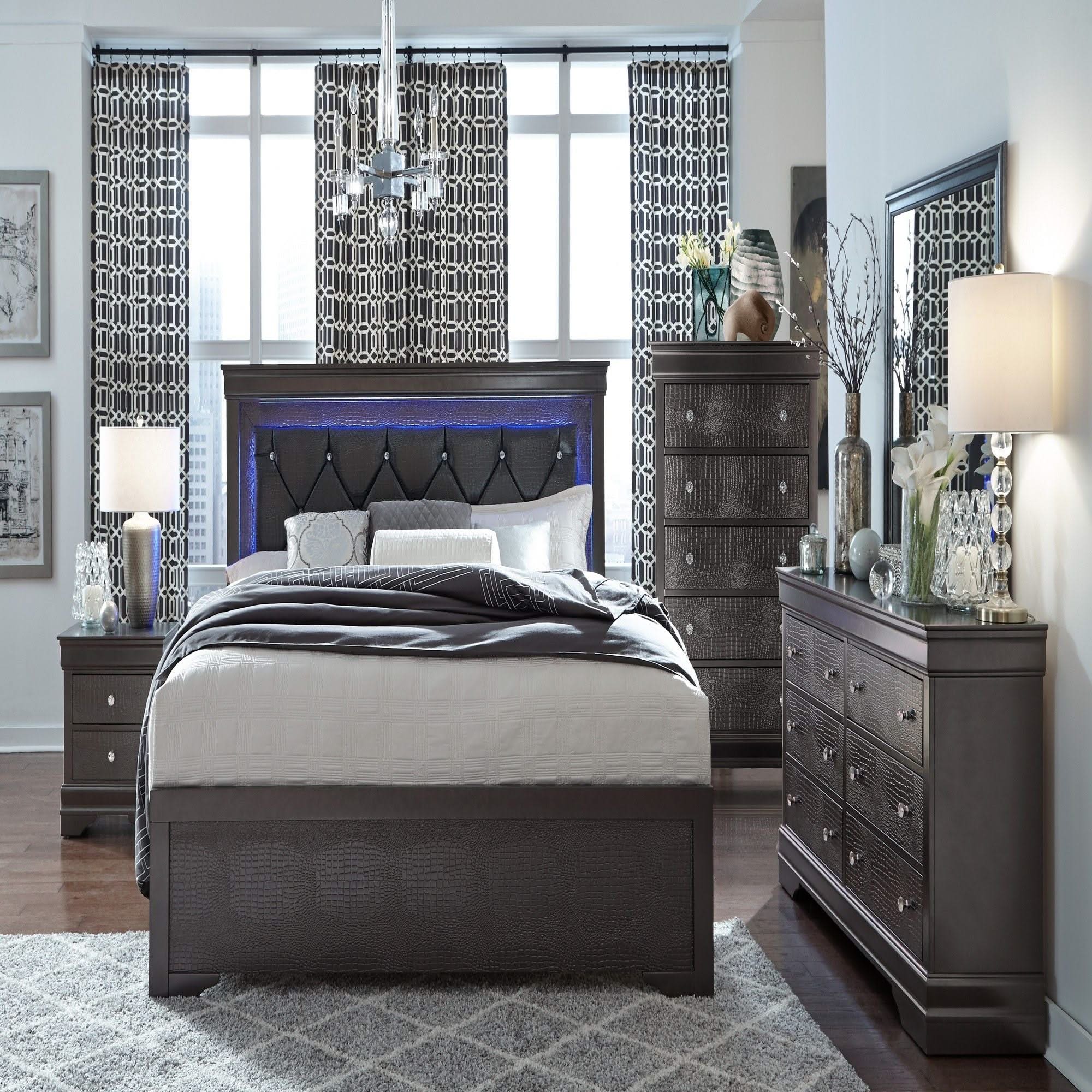 Shaker - Crocodile Metallic Nightstand - Image 6