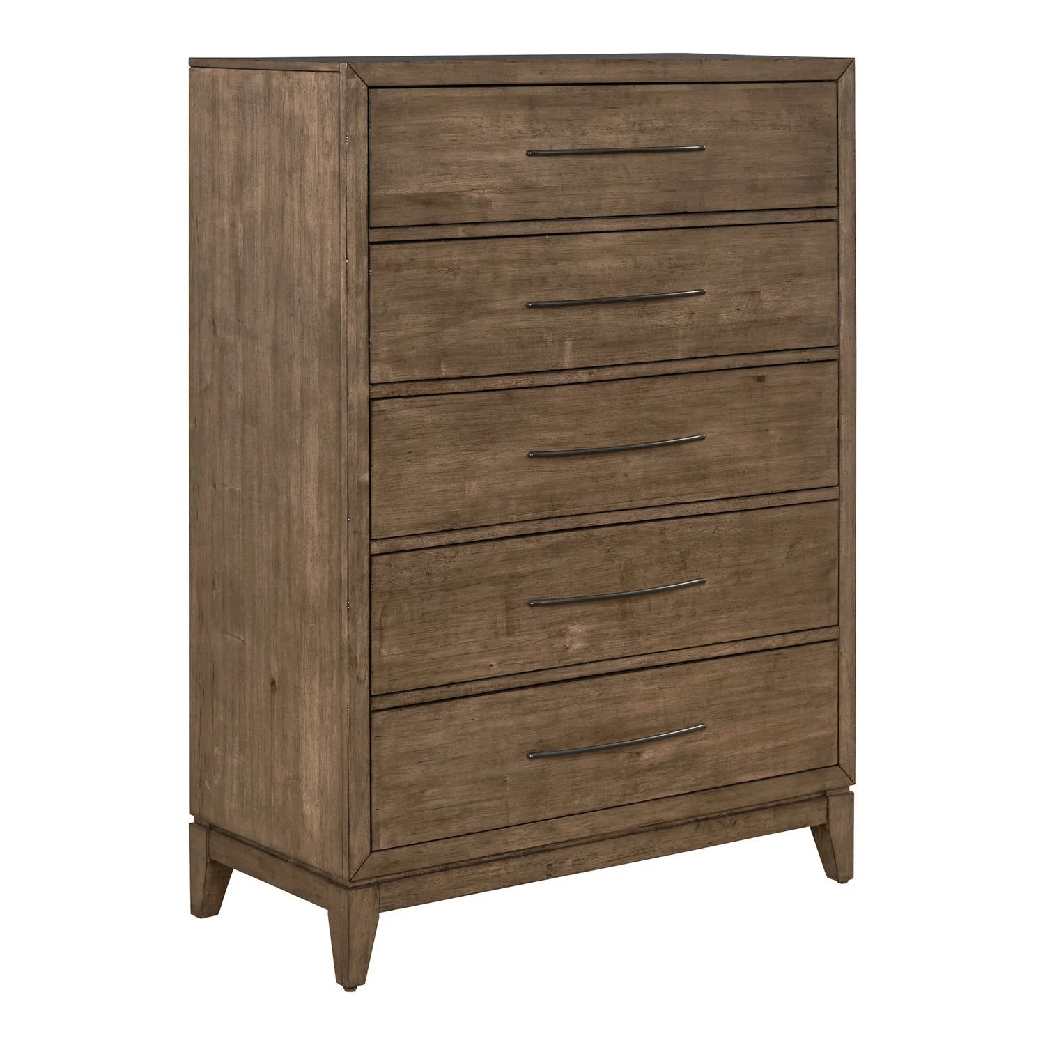 Shaker Lakes - 5 Drawer Chest - Harvest Brown - Image 2