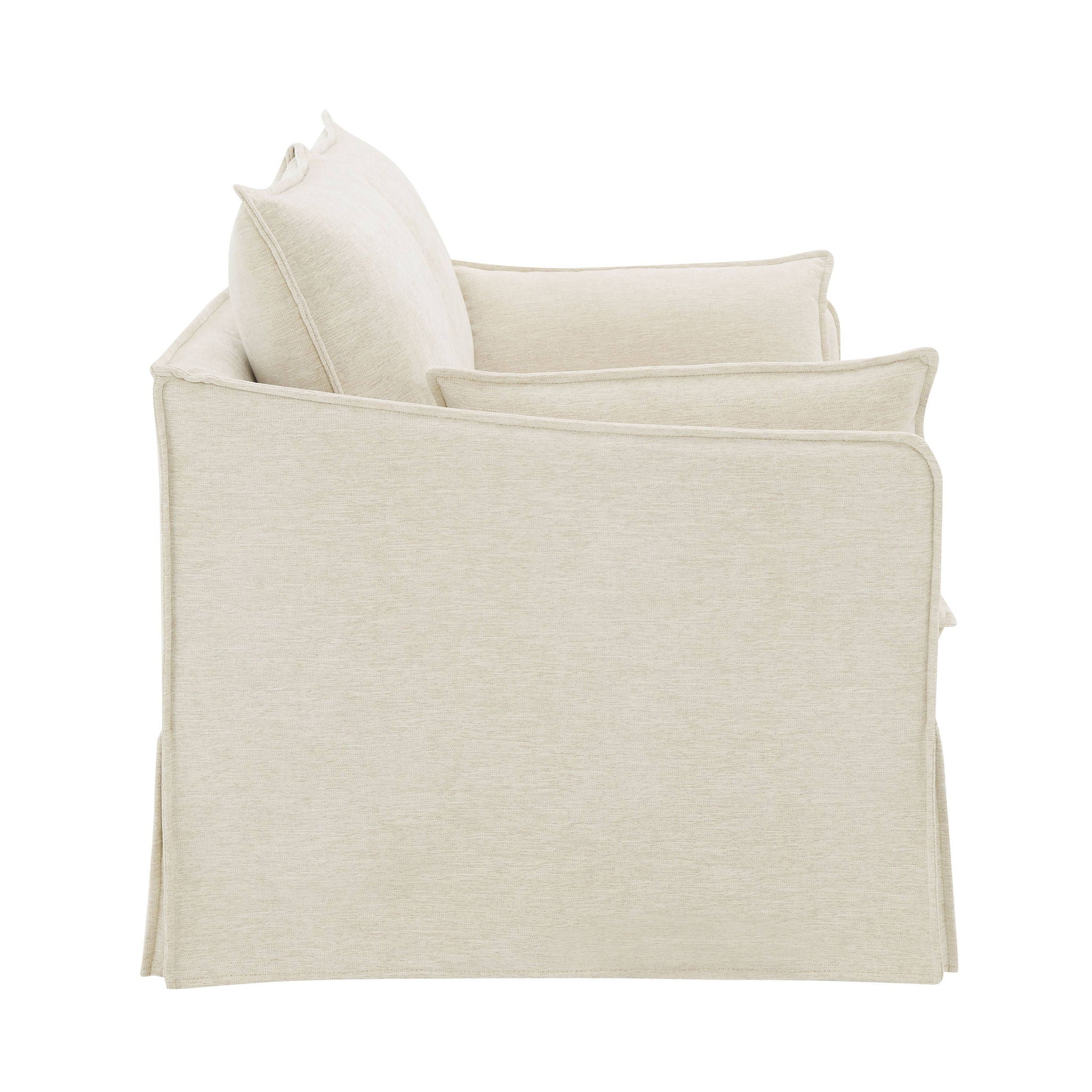 Shane - Loveseat With 2 Pillows - Beige - Image 3