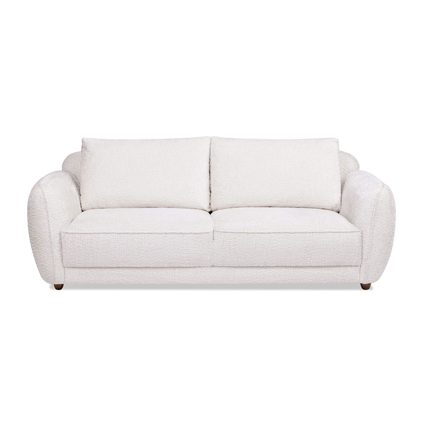 Sharon - Puffy Arm Sofa - Alpaca Off-White - Image 2