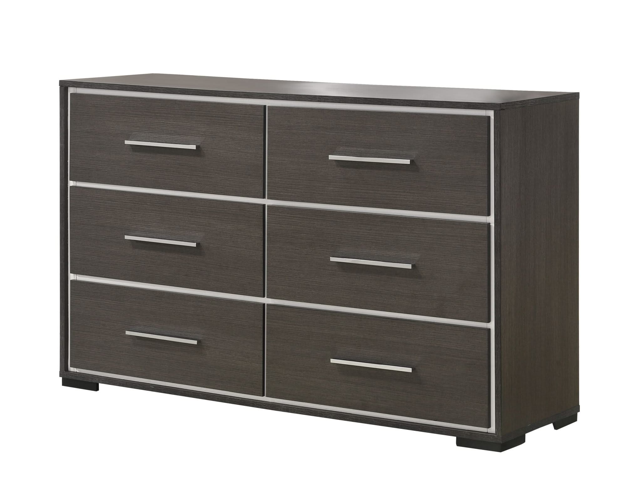 Sharpe - Full 5 Piece Bedroom Set - Dark Gray - Image 4