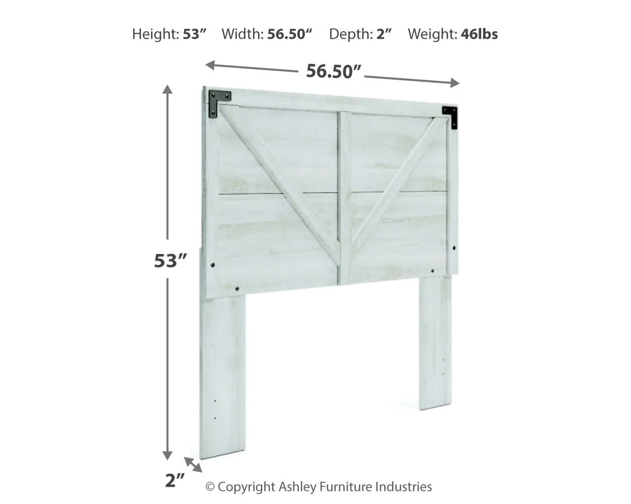 Shawburn - Crossbuck Panel Headboard - Image 4