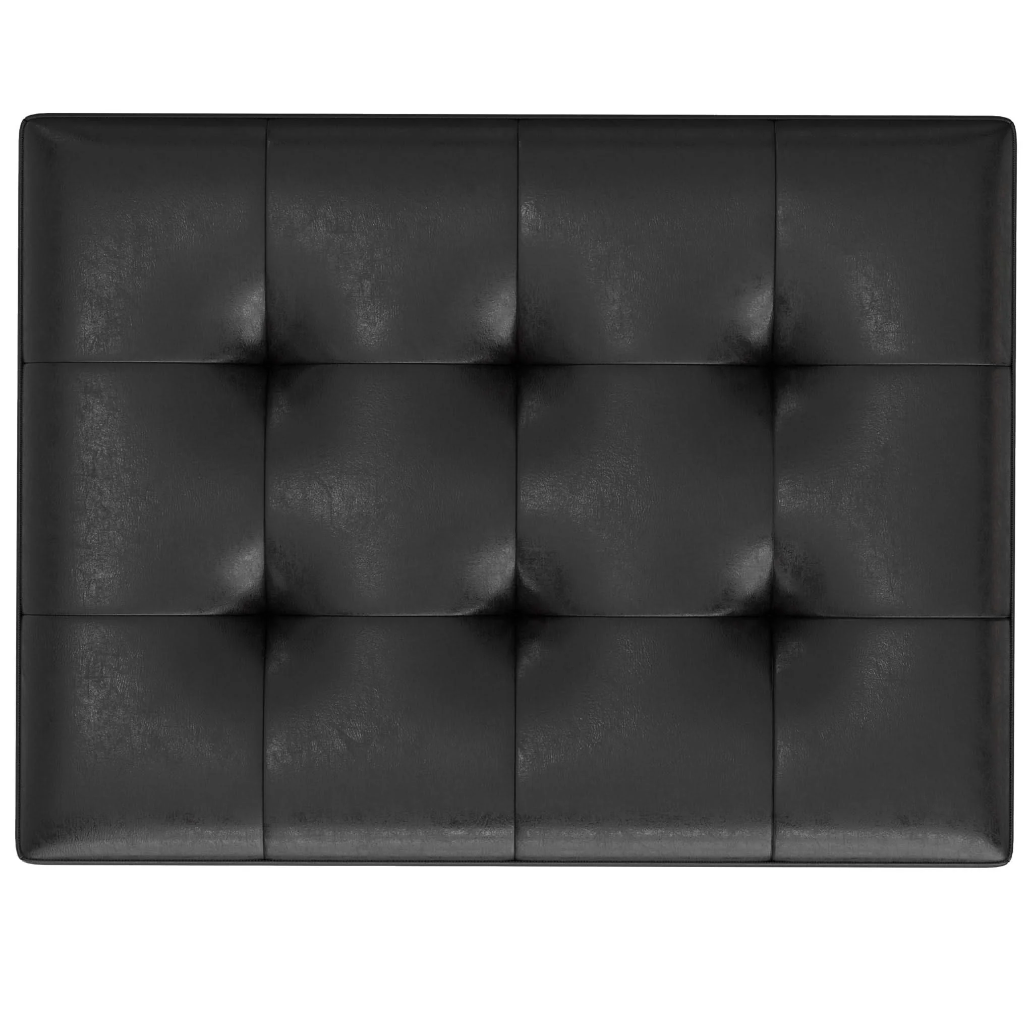 Shay - Large Square Coffee Table Storage Ottoman Mid-Century Style - Image 20