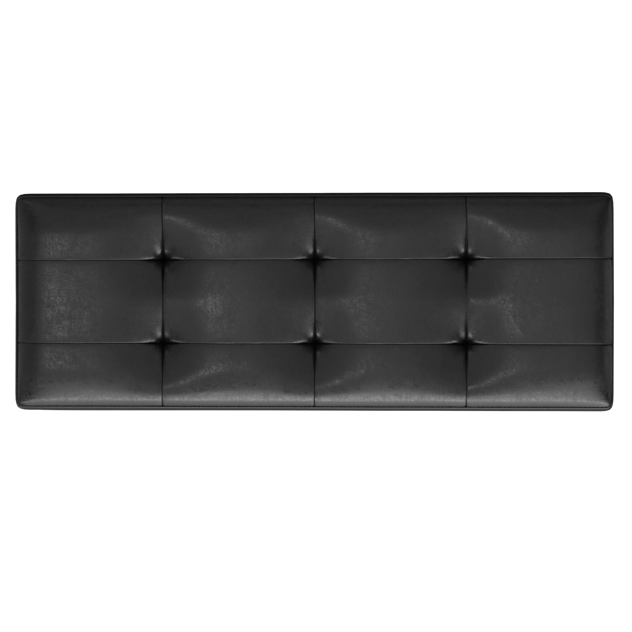 Shay - Large Square Coffee Table Storage Ottoman Mid-Century Style - Image 35