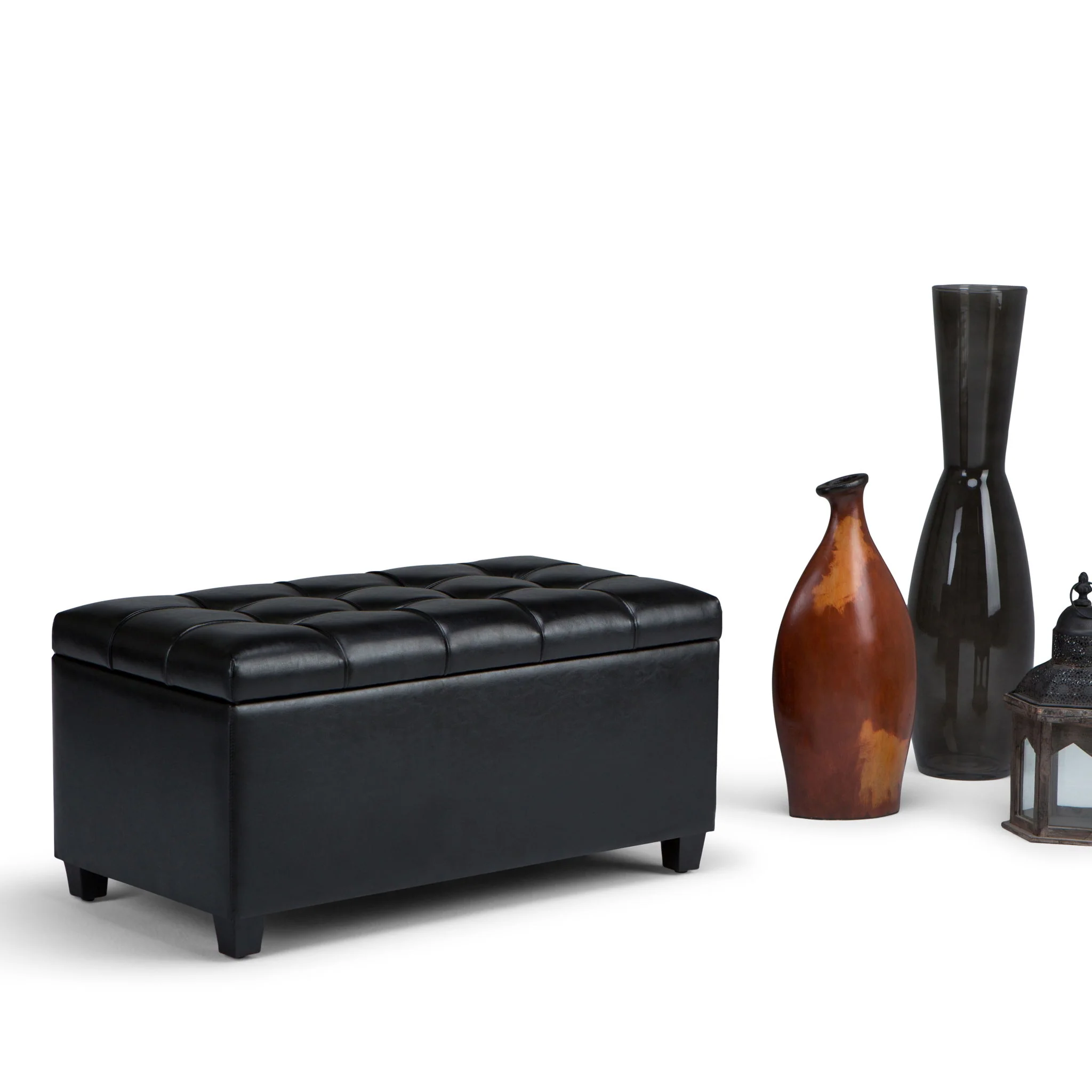Sienna - Upholstered Storage Ottoman Bench - Image 11