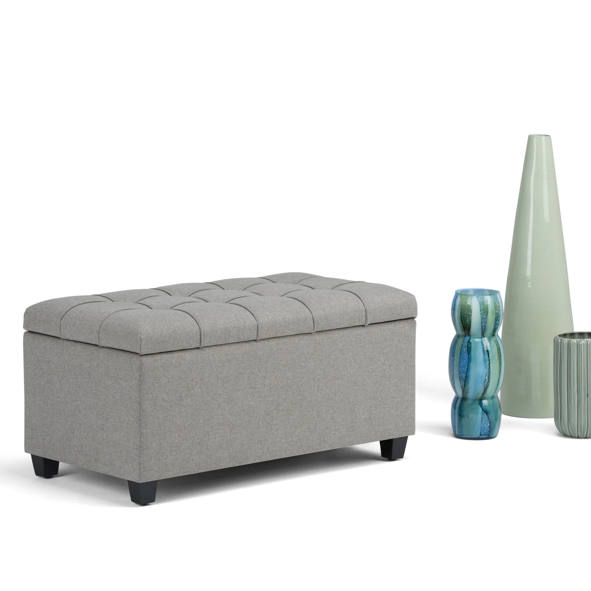 Sienna - Upholstered Storage Ottoman Bench - Image 13