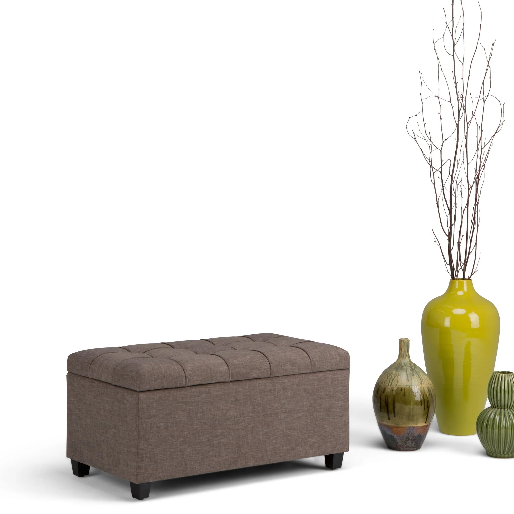 Sienna - Upholstered Storage Ottoman Bench - Image 20