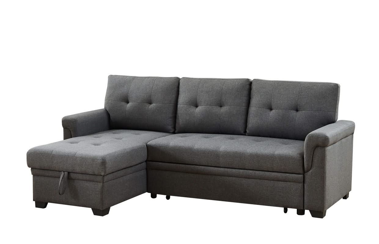 Sierra - Reversible Sleeper Sectional Sofa With Storage Chaise - Image 6