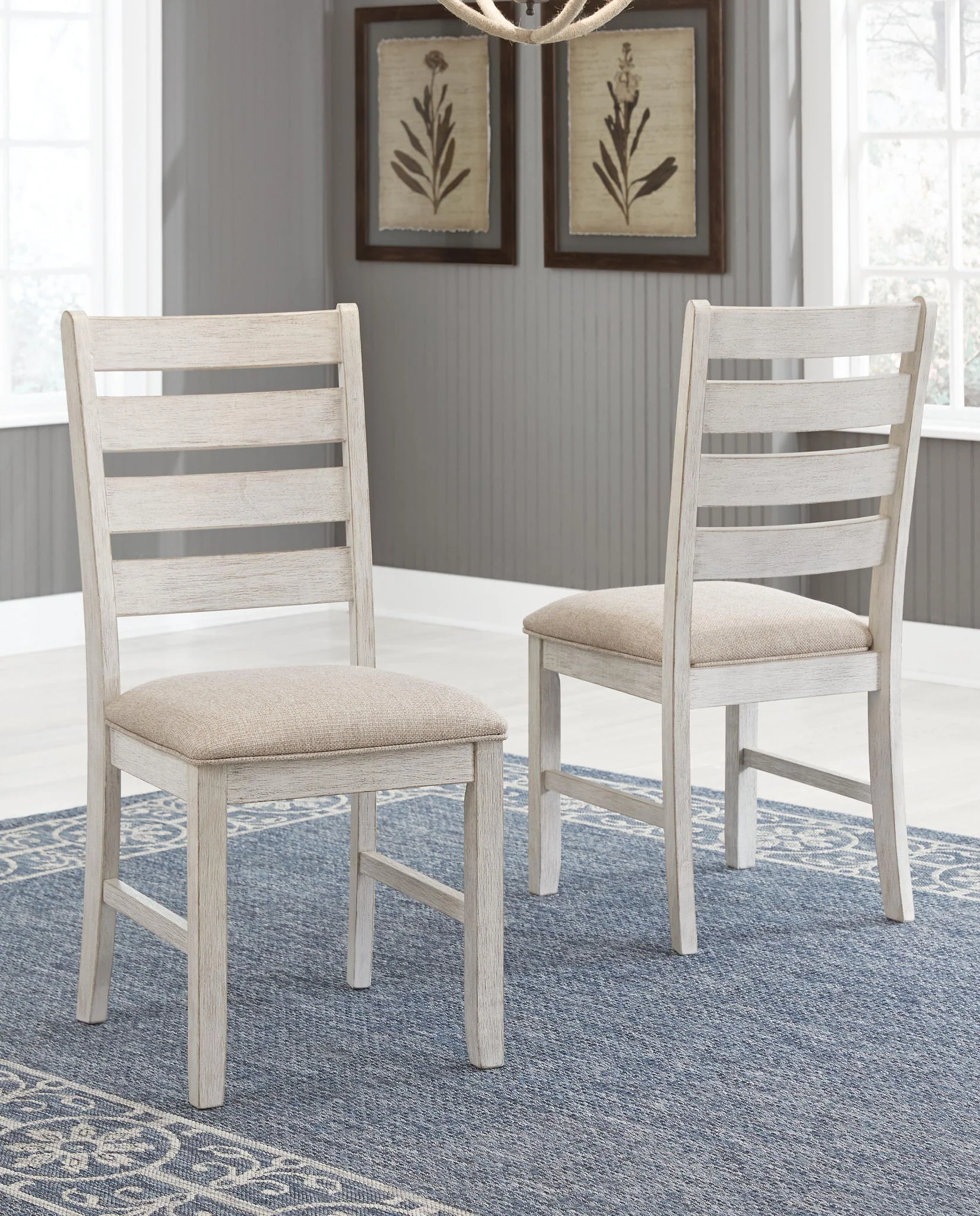 Skempton - Dining UPH Side Chair (Set of 2) - White - Image 3
