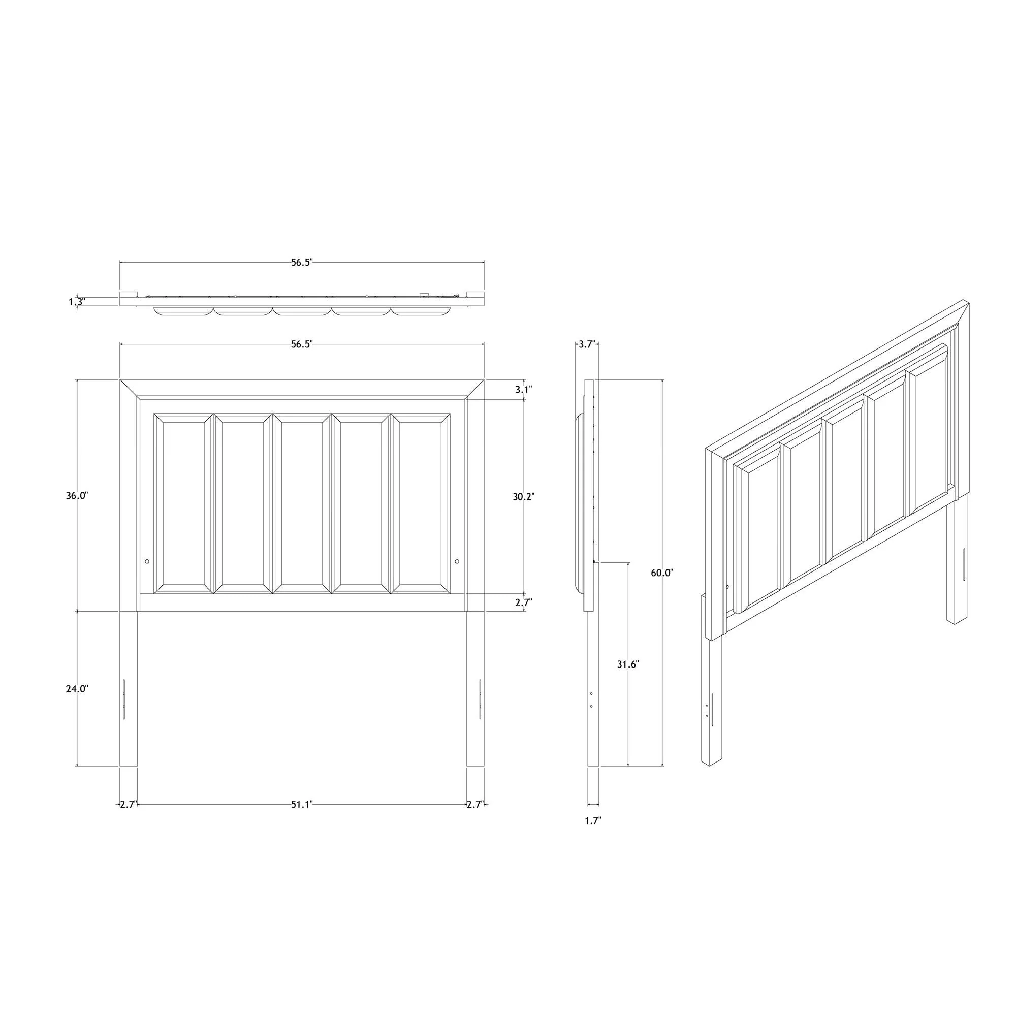 Skye - Bed Elegant Design - Image 2