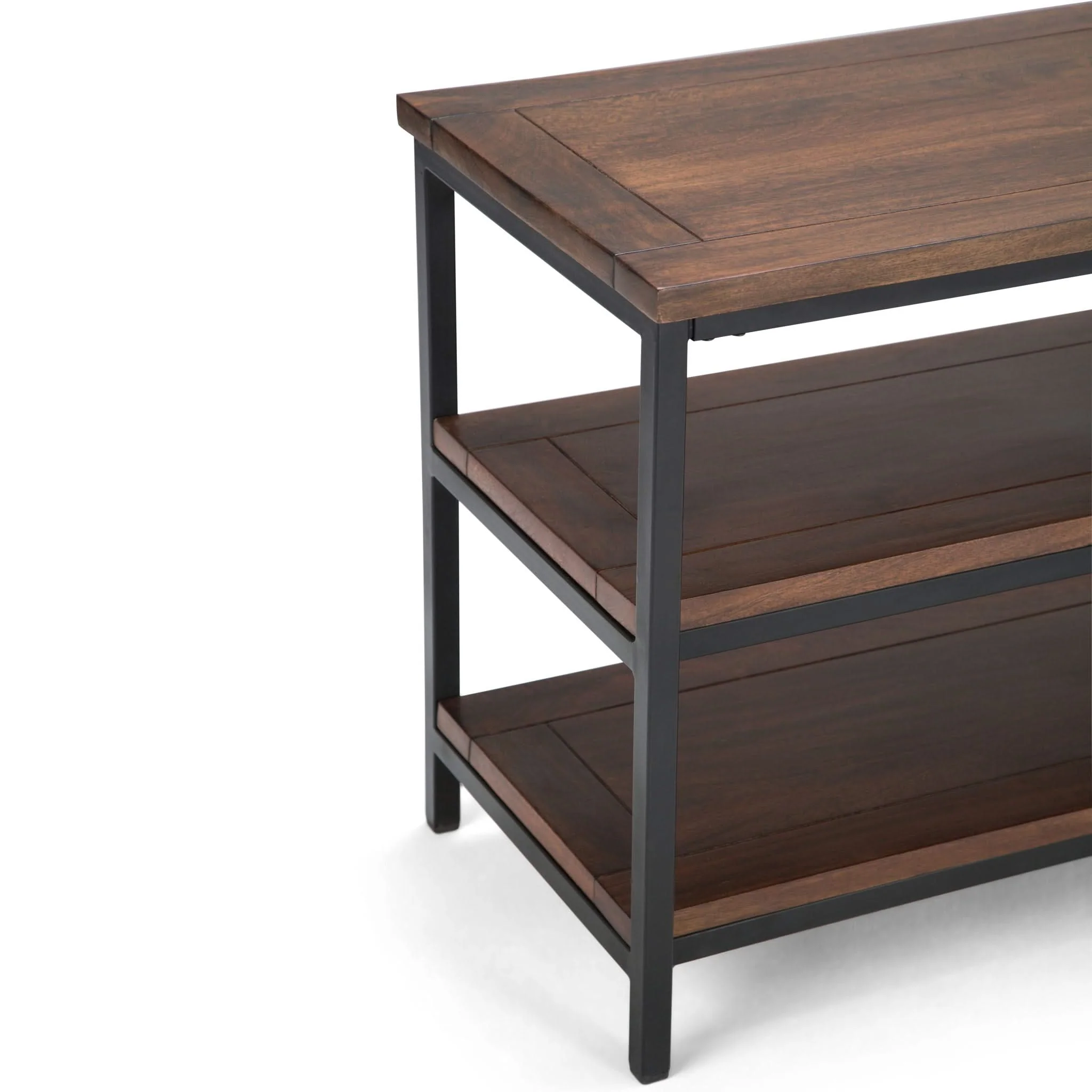 Skyler - TV Media Stand - Dark Cognac Brown - Image 3