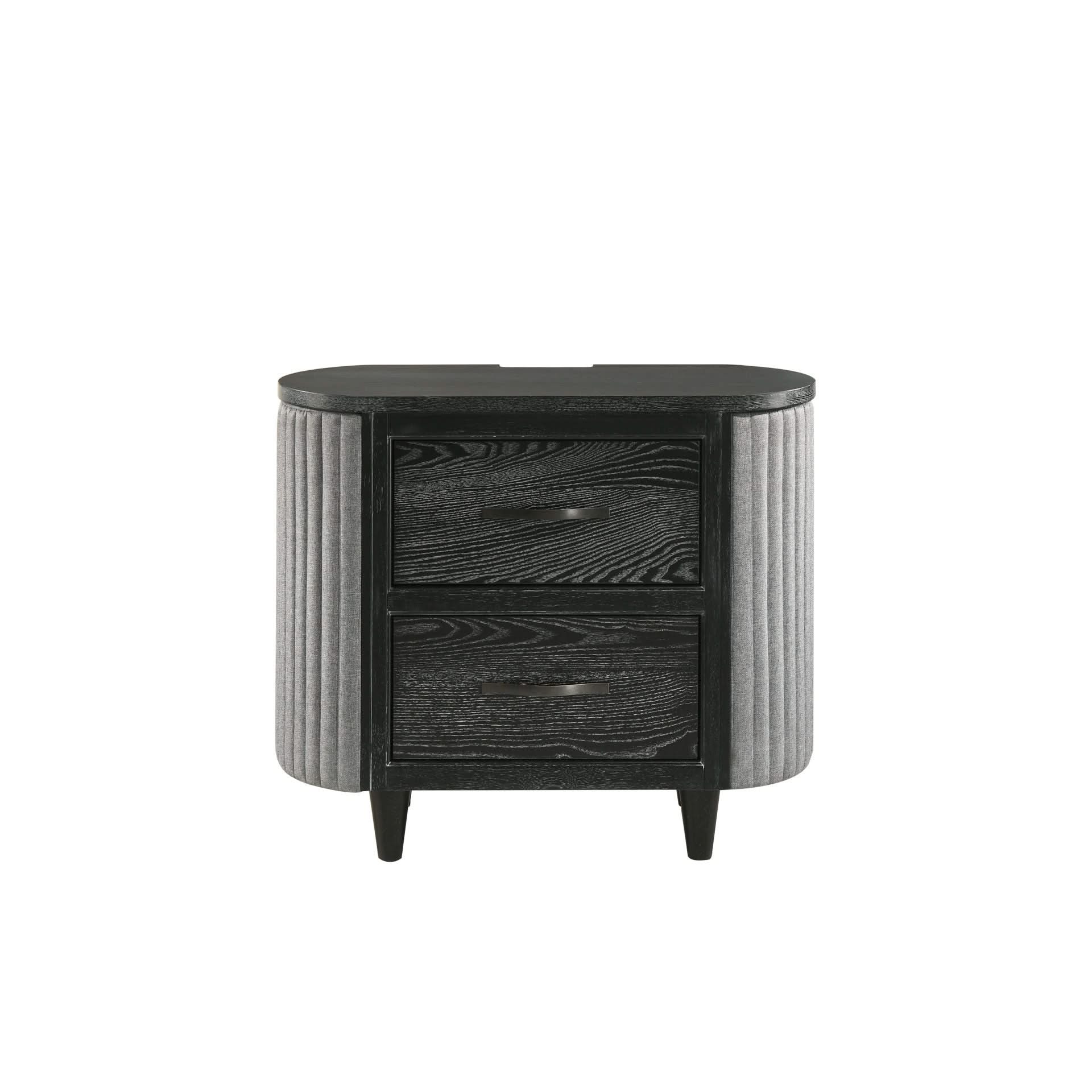 Skyline - 2 Drawer Nightstand - Onyx - Image 3