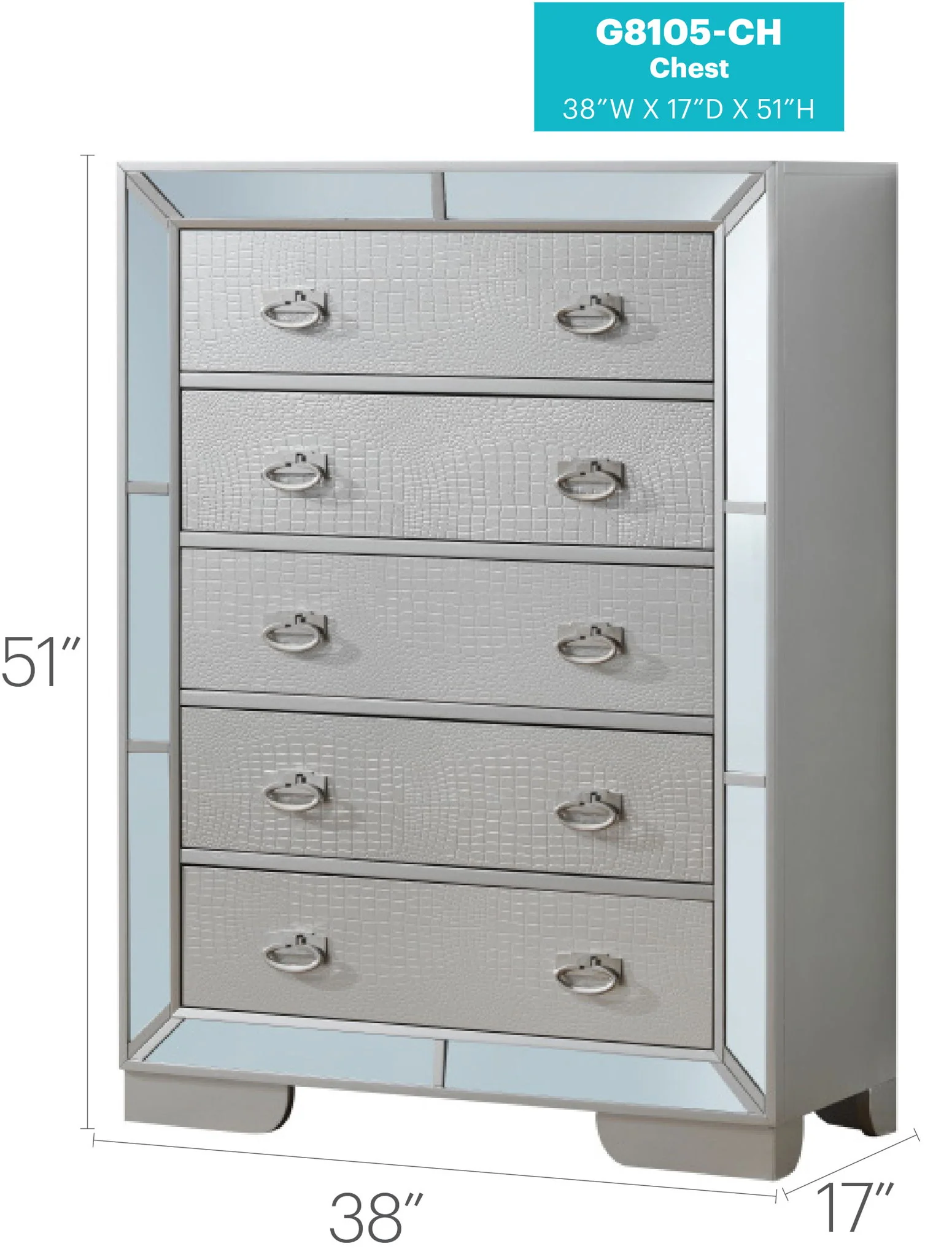 Sleek Contemporary Storage Chest - Image 2