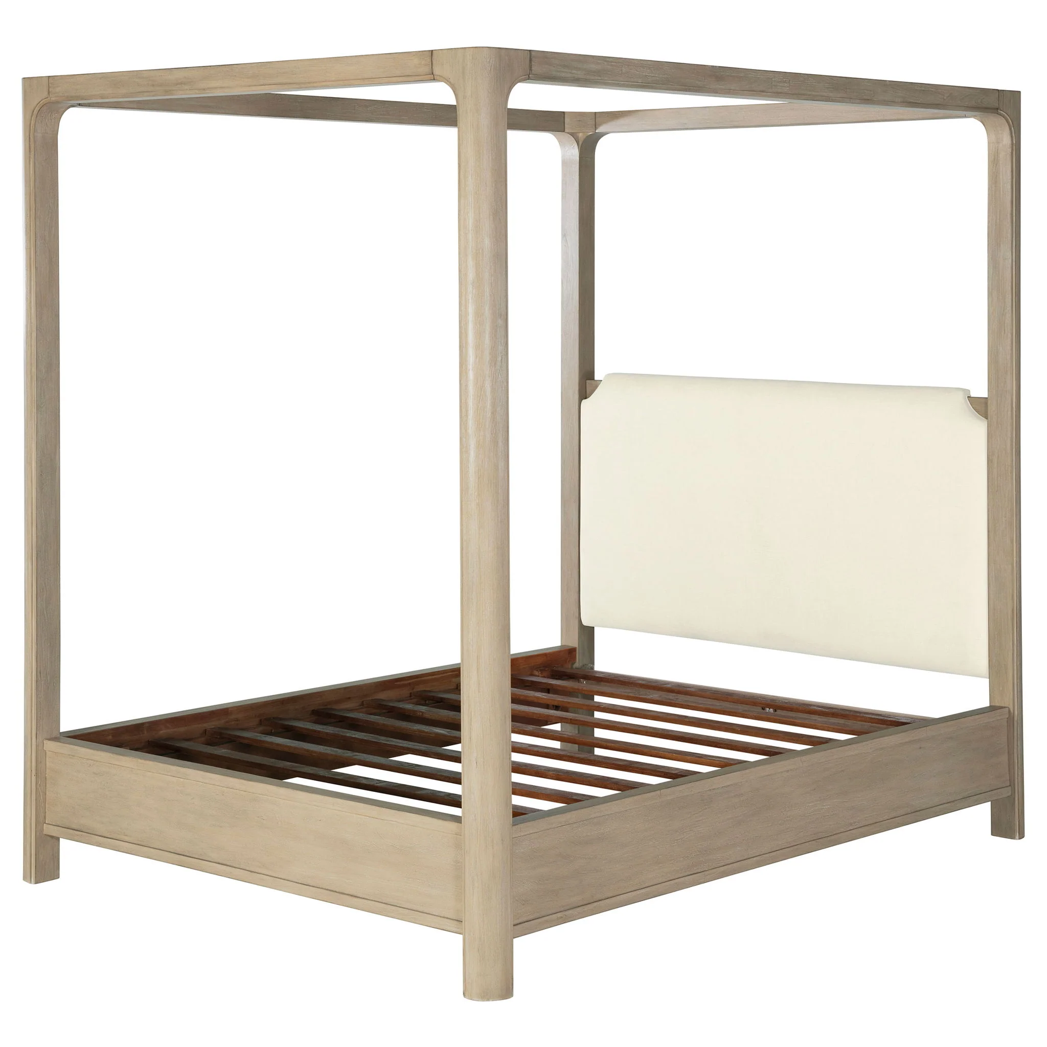 Solano 85-inch California King Canopy Bed Weathered Mango - Image 3