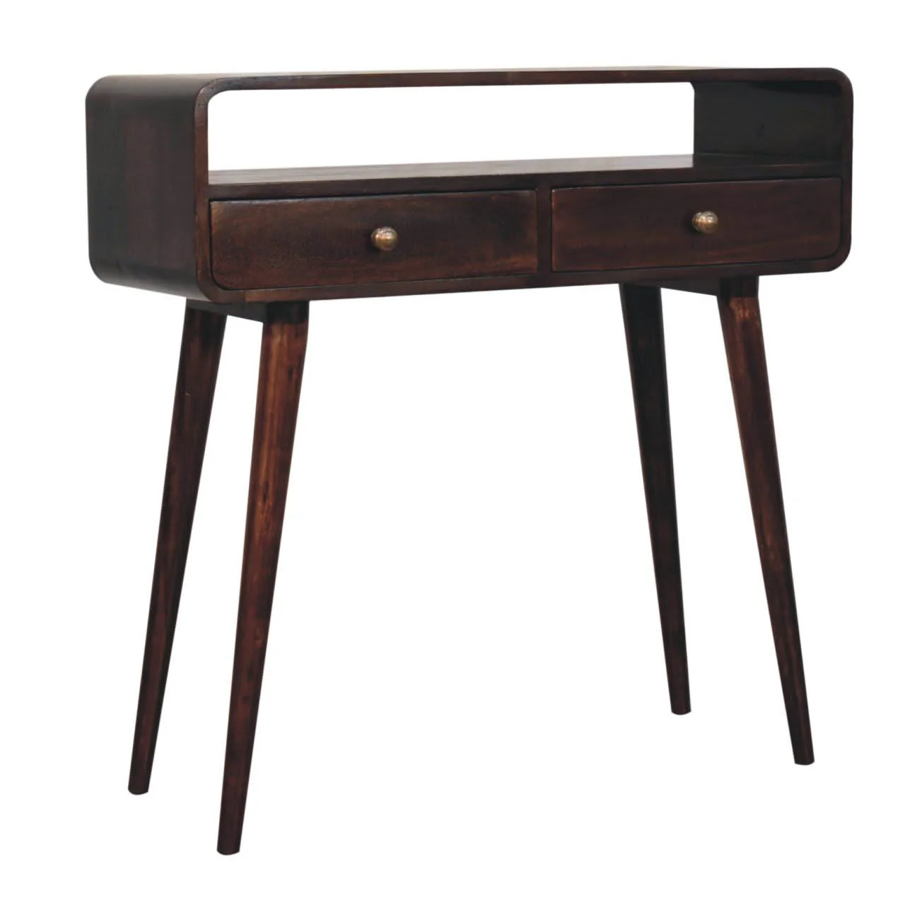 Solid Wood Curved Console Table - Image 14