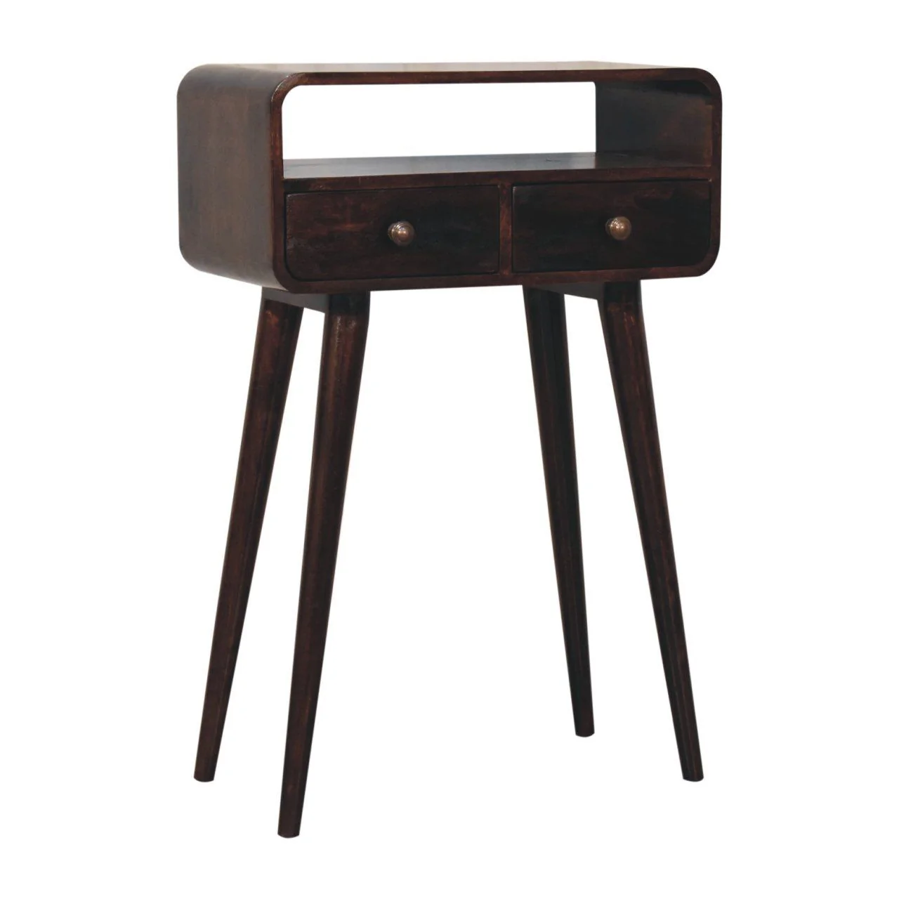 Solid Wood Curved Console Table - Image 7