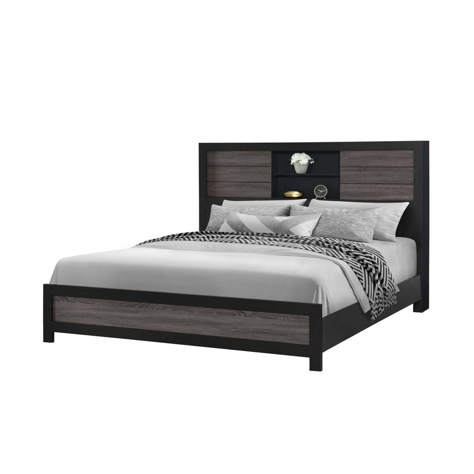 Soluto - Bed With Bookcase Headboard - Image 2