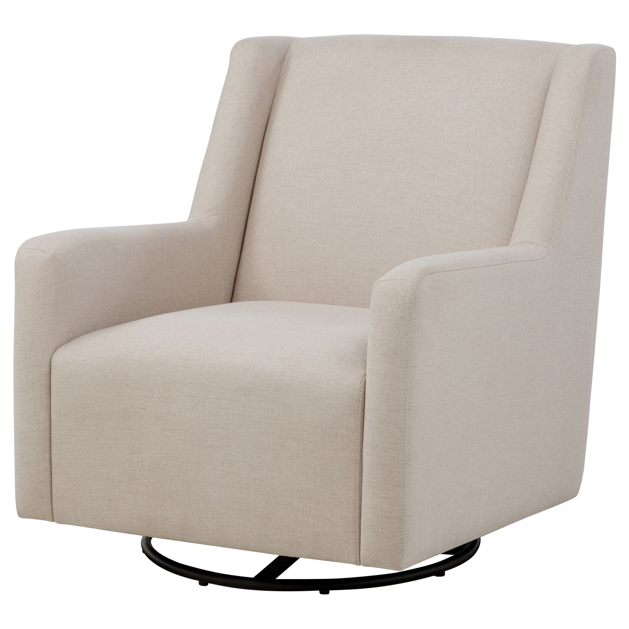 Sorrel Fabric Upholstered Swivel Glider Arm Chair Latte - Image 2