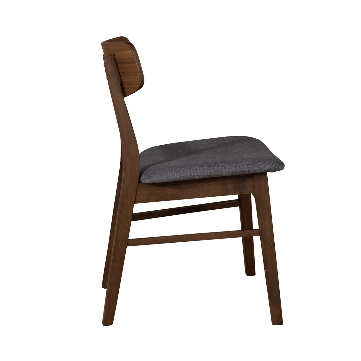 Space Savers - Panel Back Side Chair - Walnut - Image 4