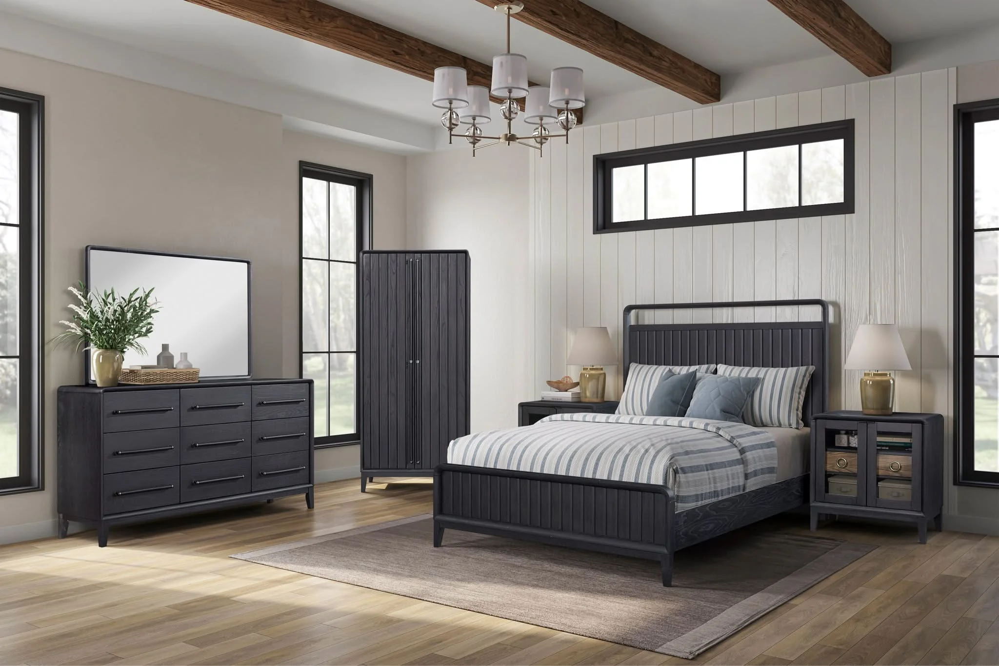 Spacious Storage Armoire - Peppercorn - Image 2