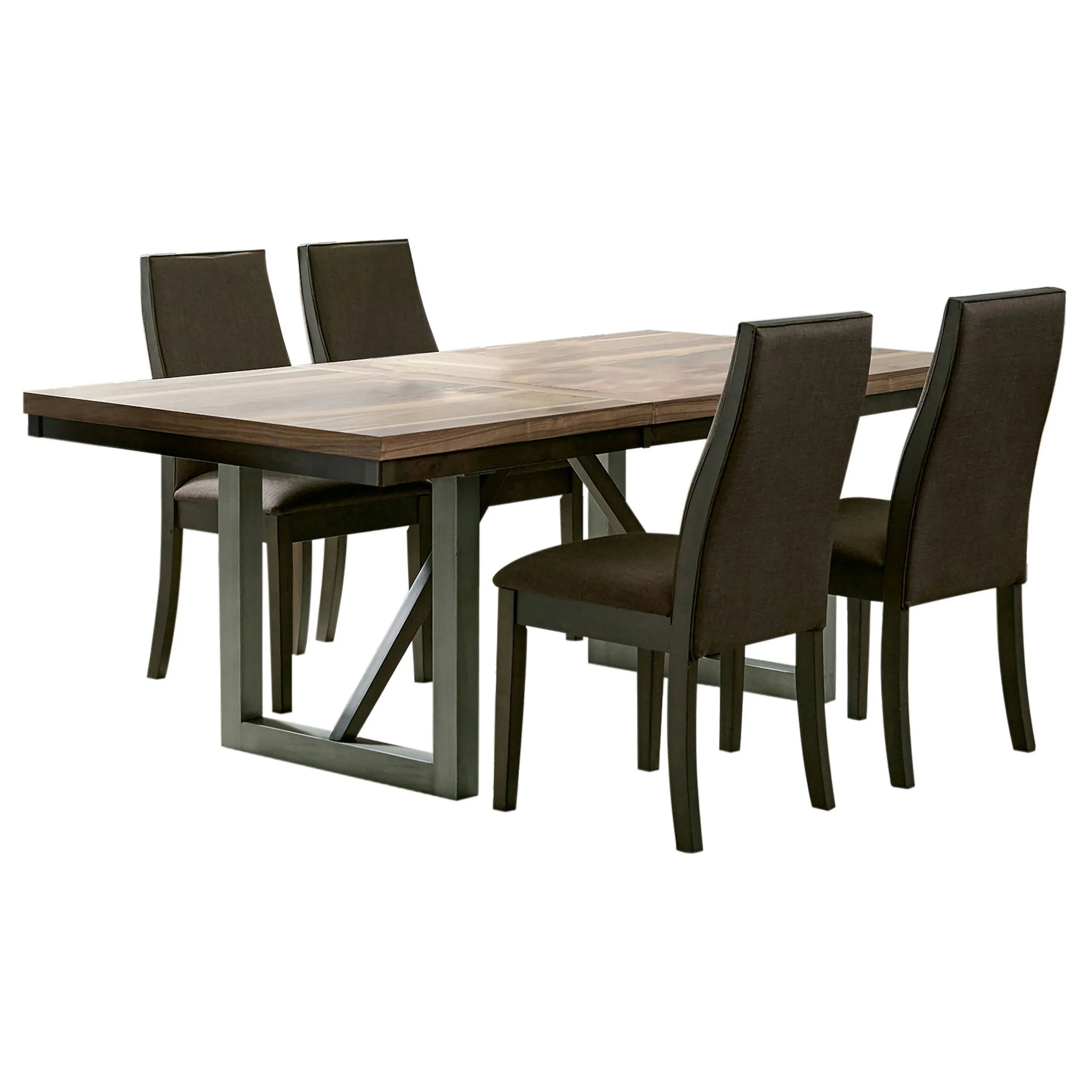 Spring Creek 5-piece Rectangular Dining Table Set Chocolate - Image 3