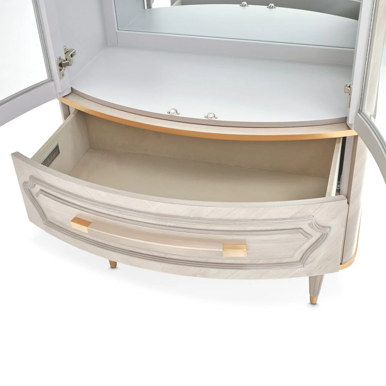 St. Charles - Display Cabinet - Dove Gray - Image 3