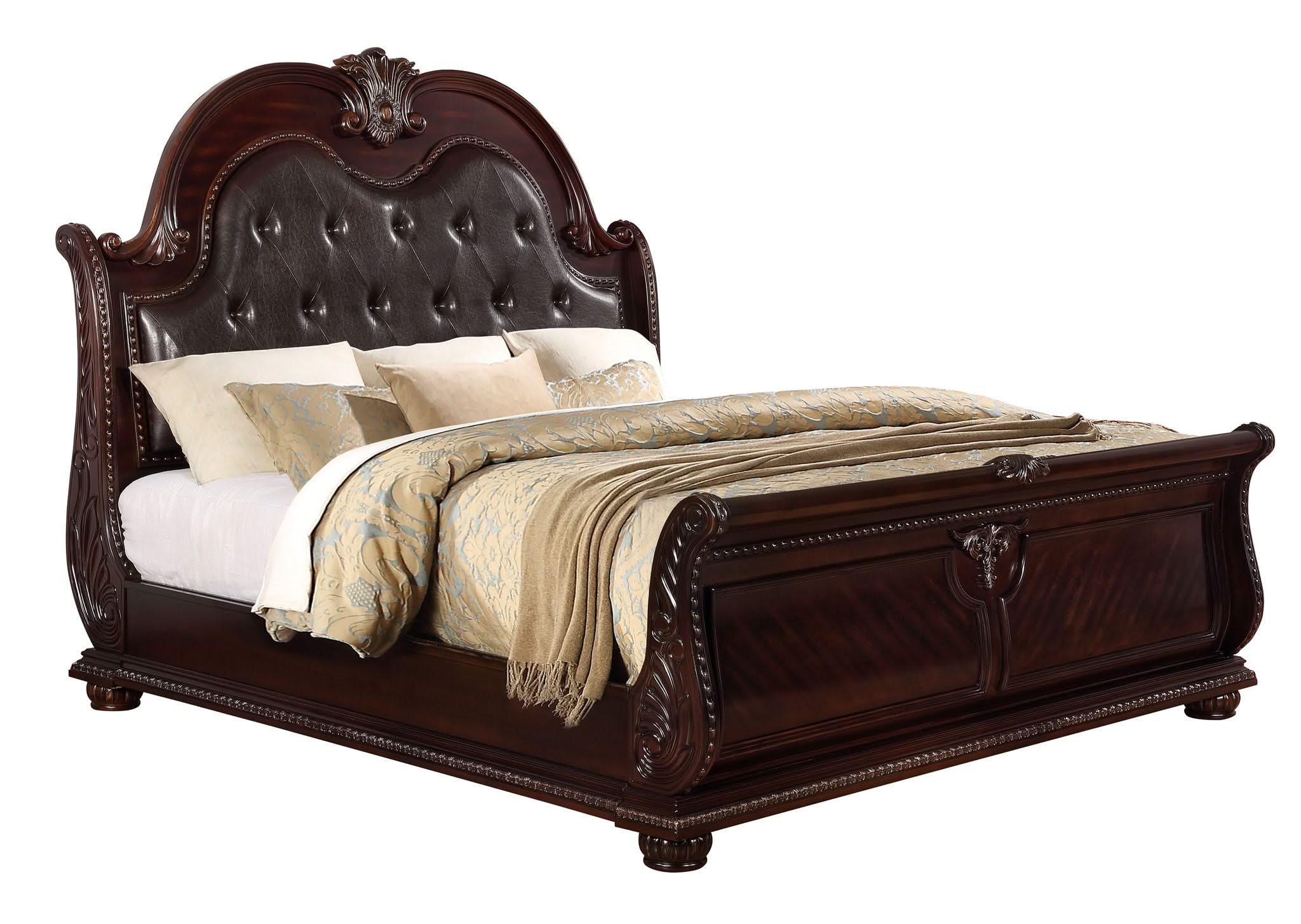 Stanley - California King Bed - Cherry