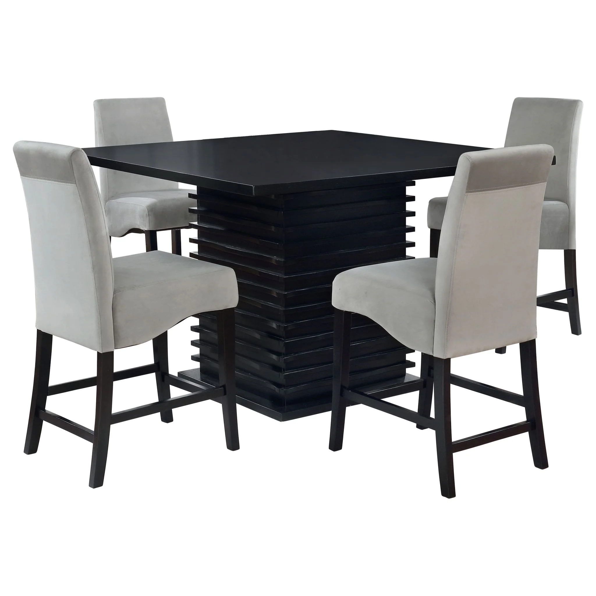 Stanton 5-piece Square Counter Height Dining Table Set Grey - Image 3