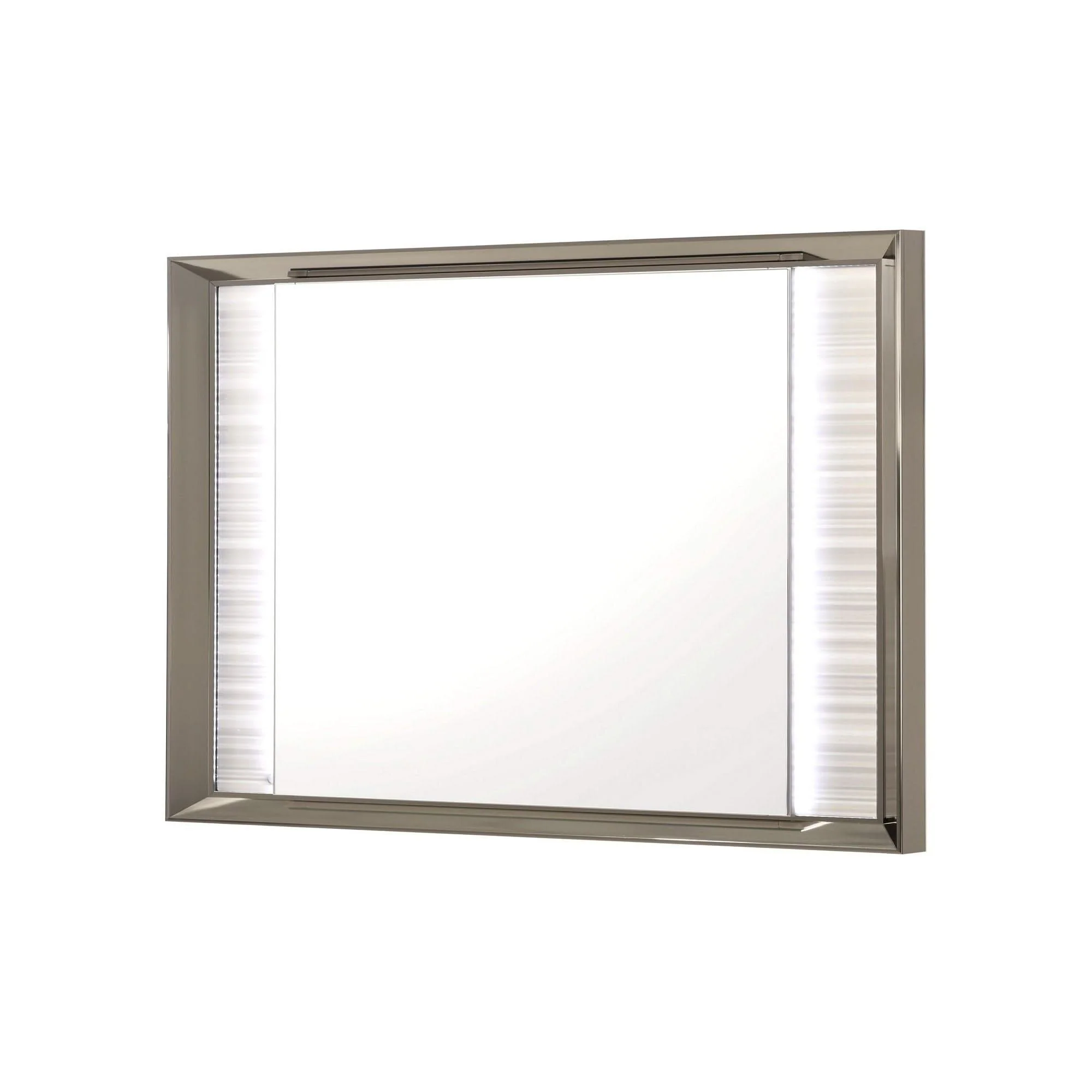 Star - Mirror With Built In LED And Frame - White - Image 4