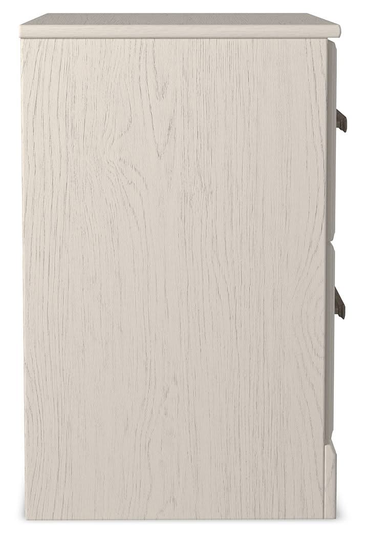 Stelsie - Two Drawer Night Stand - White - Image 2