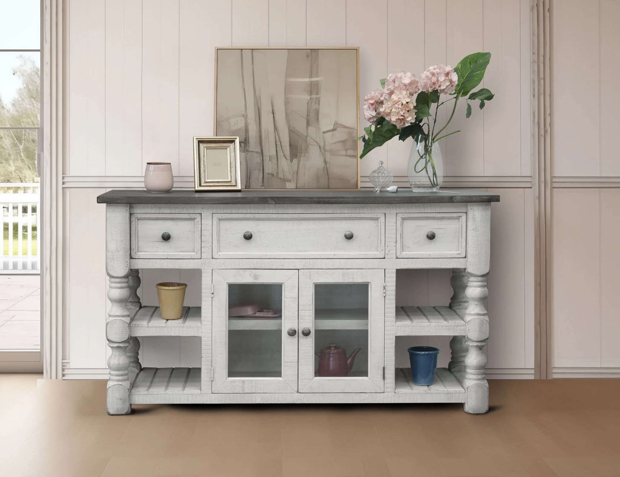 Stone - TV Stand with Drawers - Image 12