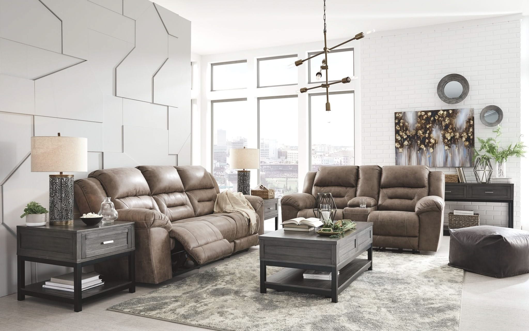 Stoneland - Reclining Living Room Set - Image 5