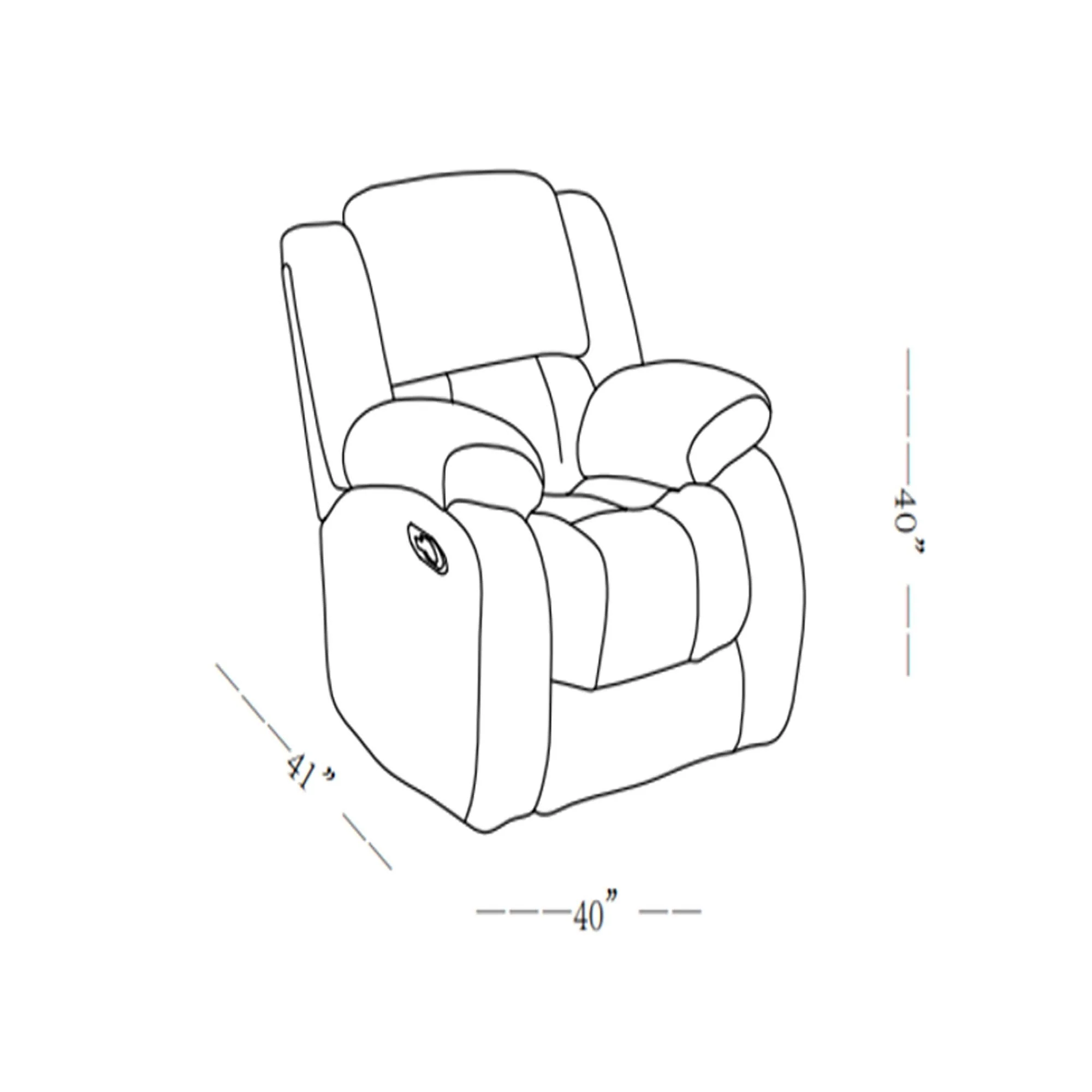 Stonic - Glider Recliner Modern Design - Image 4