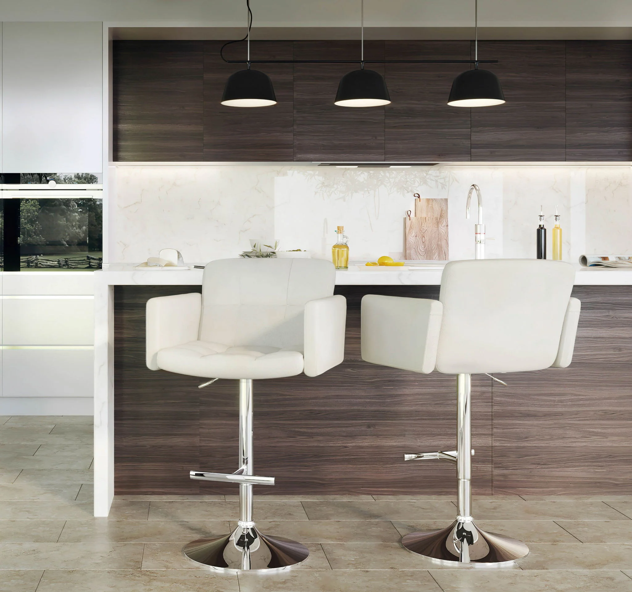 Stout - Contemporary Adjustable Barstool With Swivel - Image 2