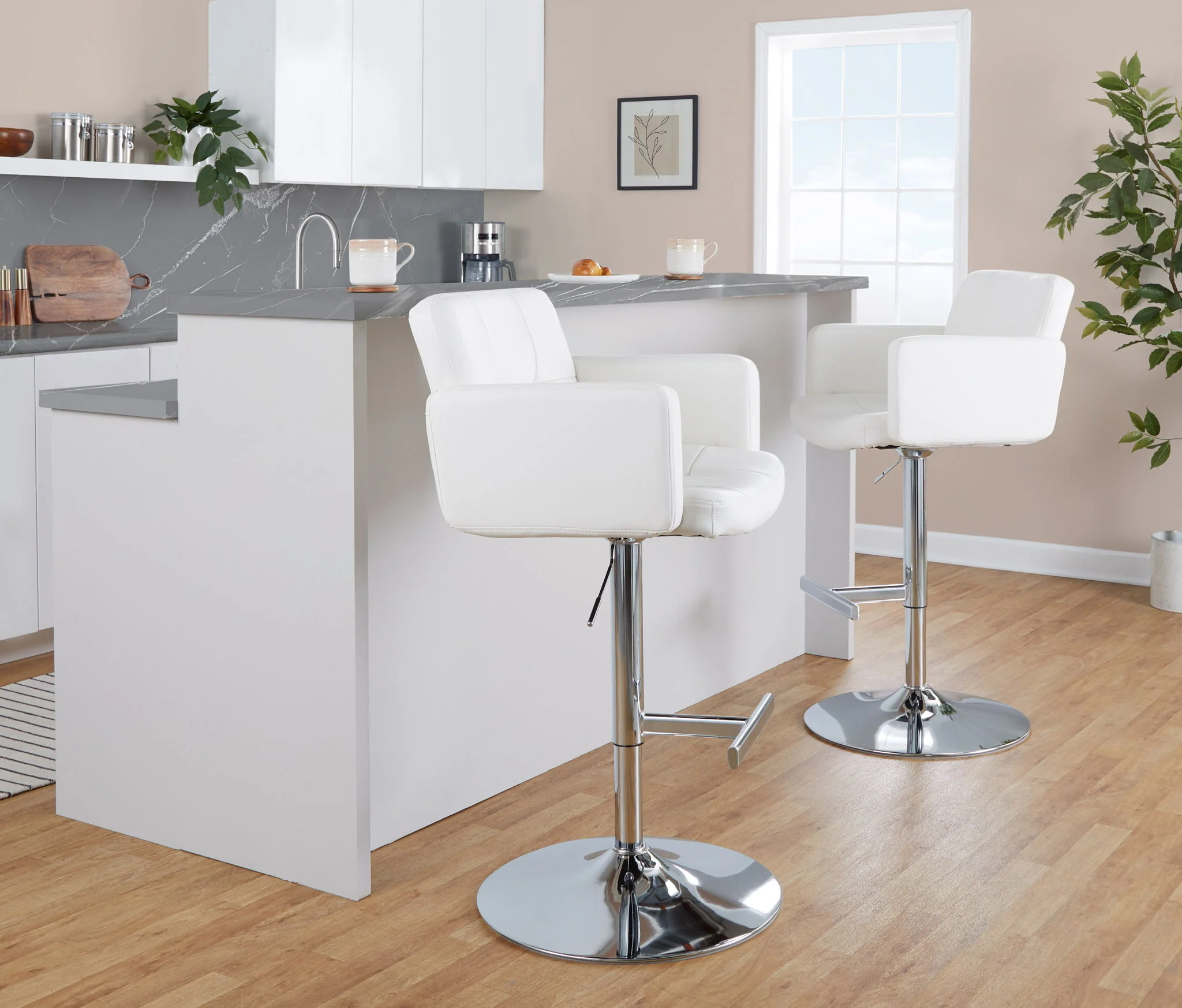 Stout - Contemporary Adjustable Barstool With Swivel - Image 3