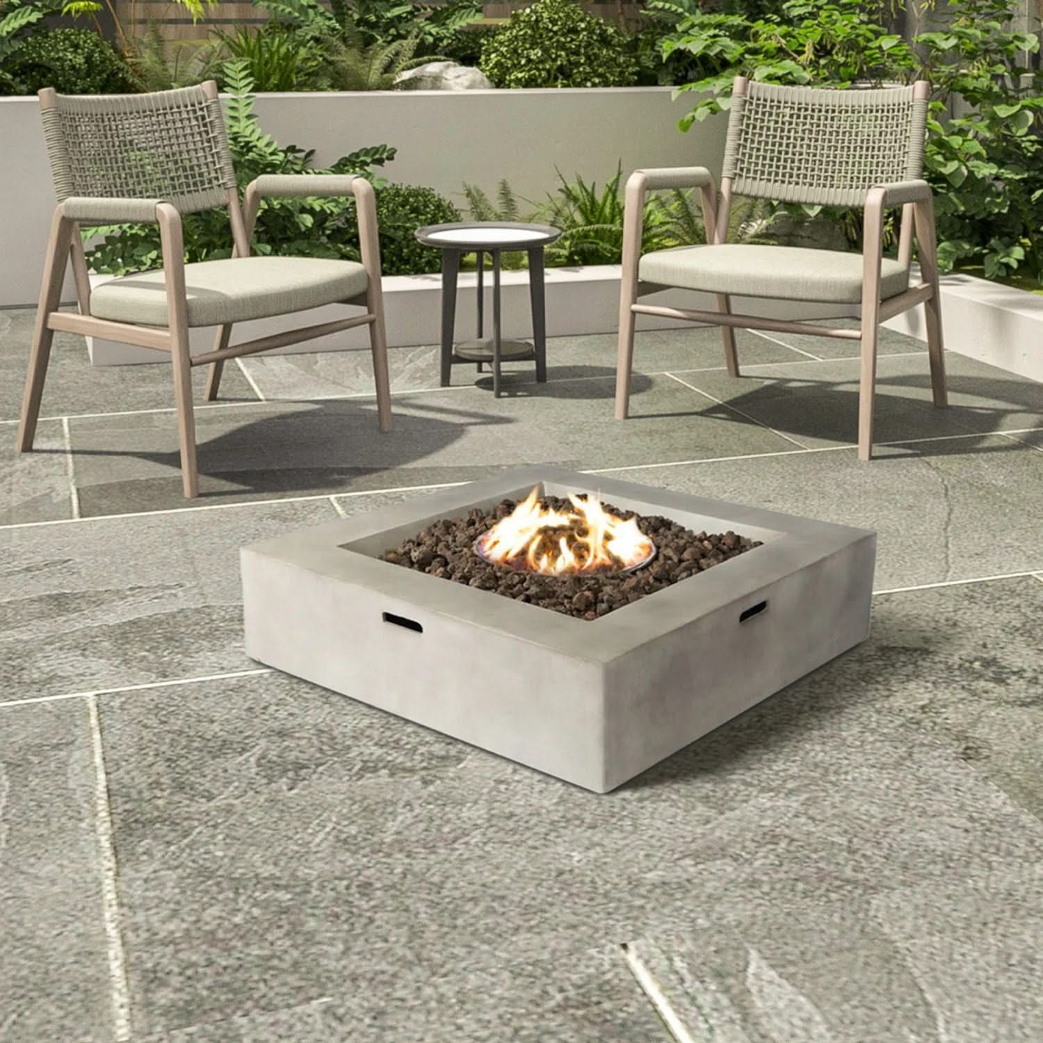 Streamlined Aesthetic Outdoor Fire Pit Table - Image 5