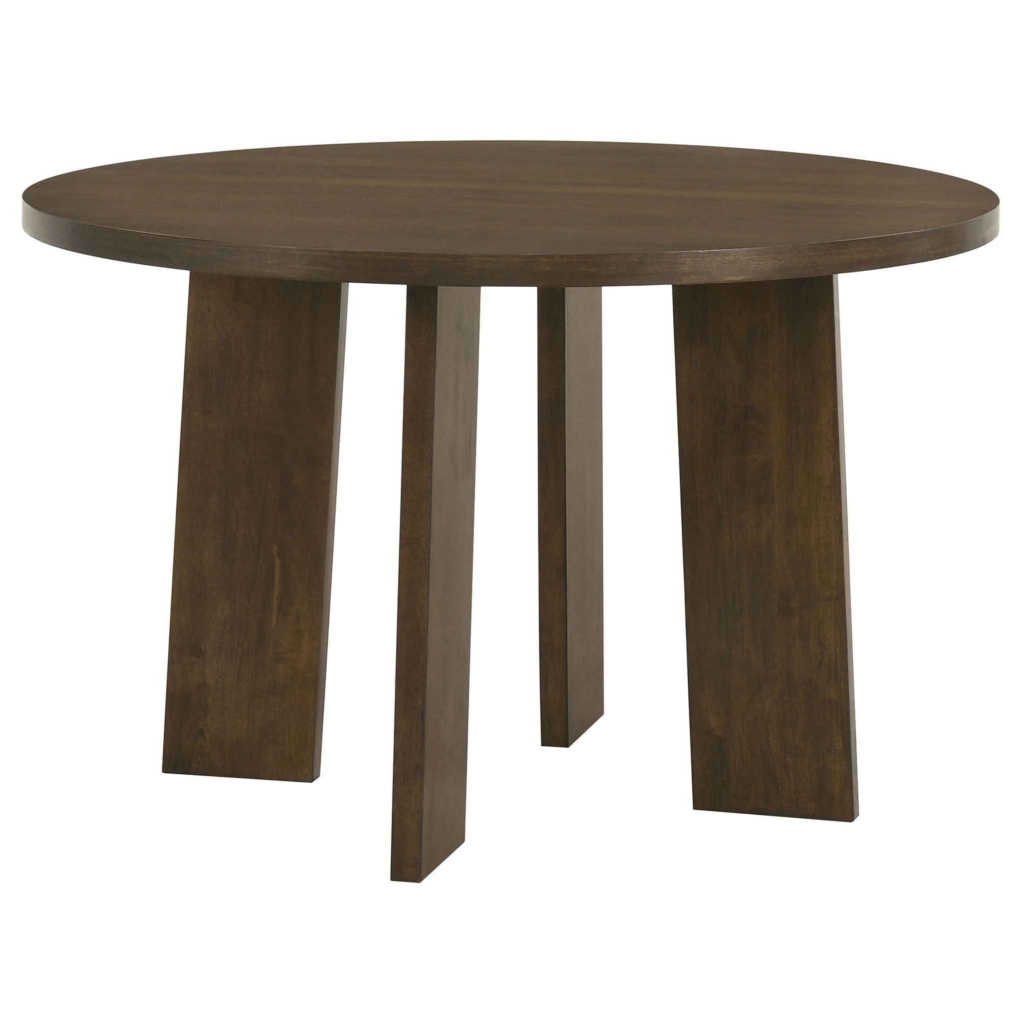 Strouse 5-piece Dining Set Cream and Walnut - Image 2
