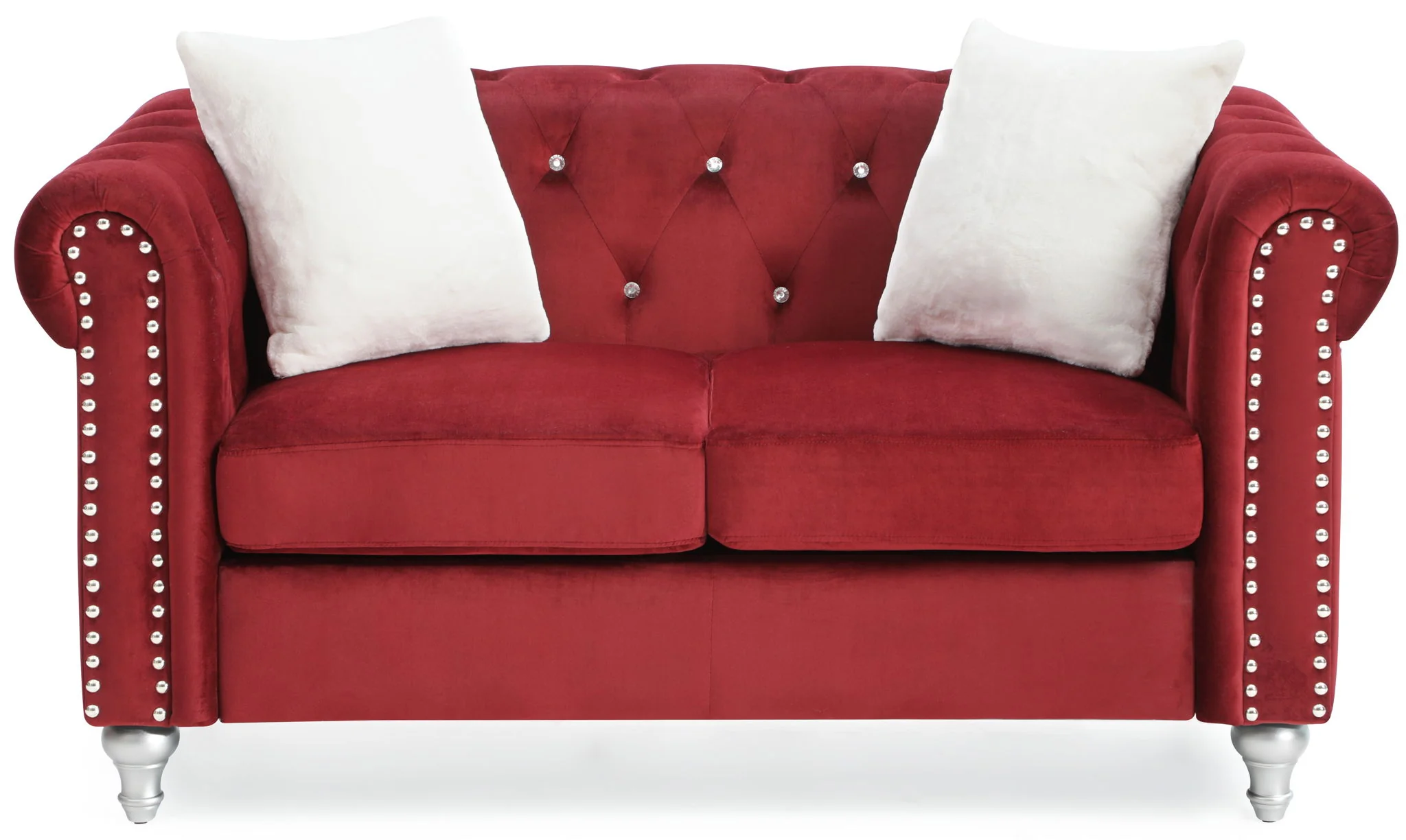 Stylish Contemporary Loveseat - Image 14