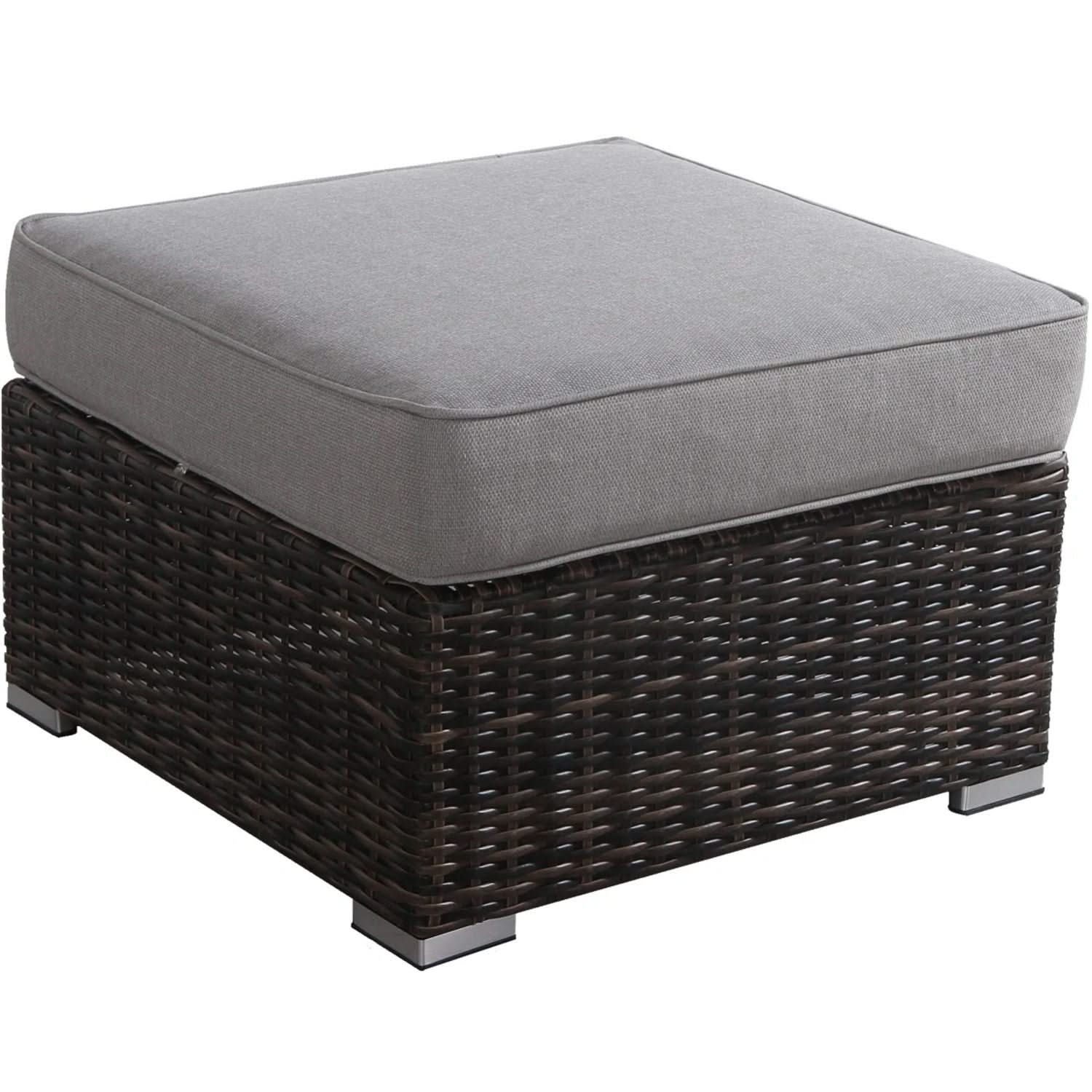 Stylish Outdoor Ottoman With Cushion For Comfort - Image 5