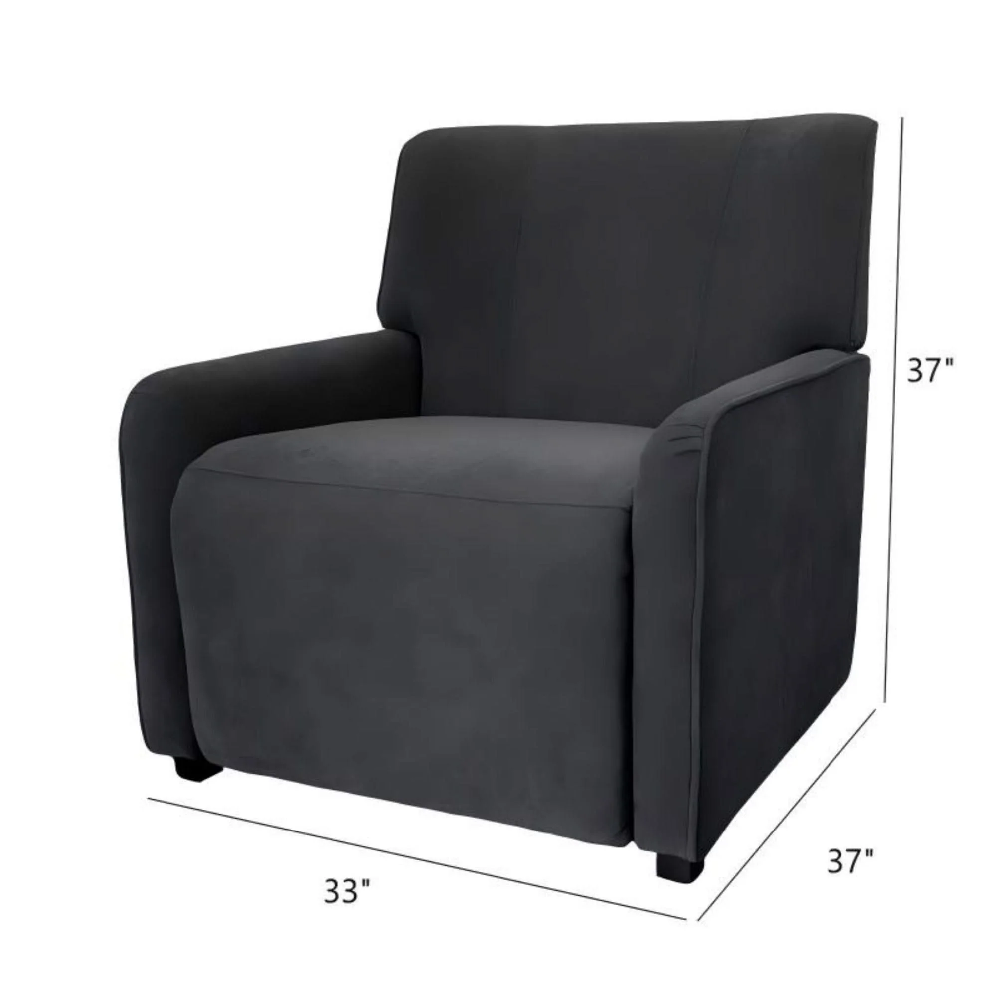 Stylish Recliner Chair - Gray - Image 2