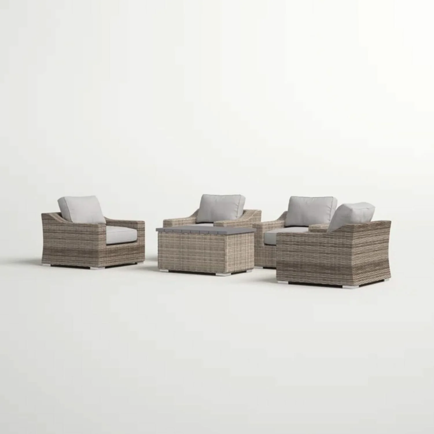 Stylish Sofa Seating Group With Cushions Perfect For Outdoor Gatherings - Image 15