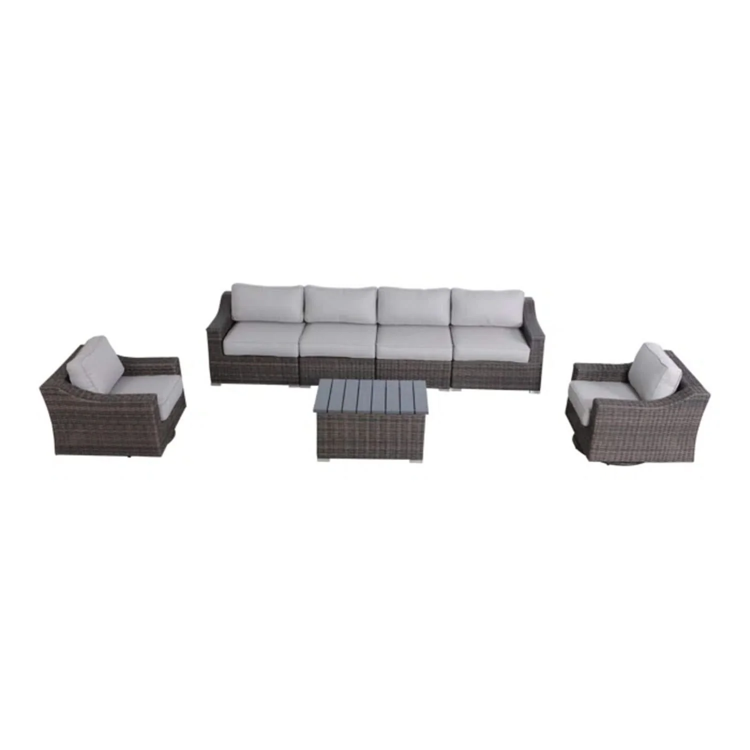 Stylish Sofa Seating Group With Cushions Perfect For Outdoor Gatherings - Image 16