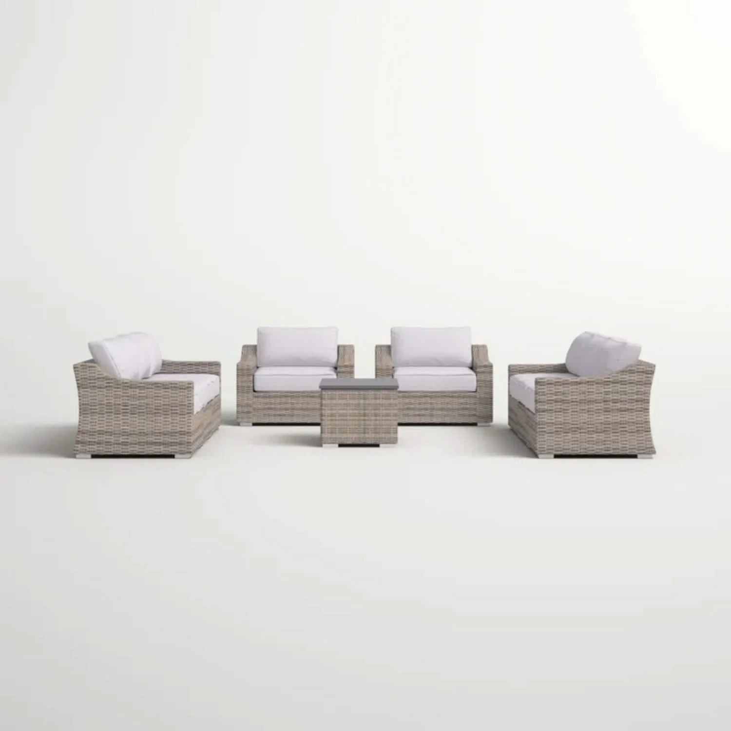 Stylish Sofa Seating Group With Cushions Perfect For Outdoor Gatherings - Image 17