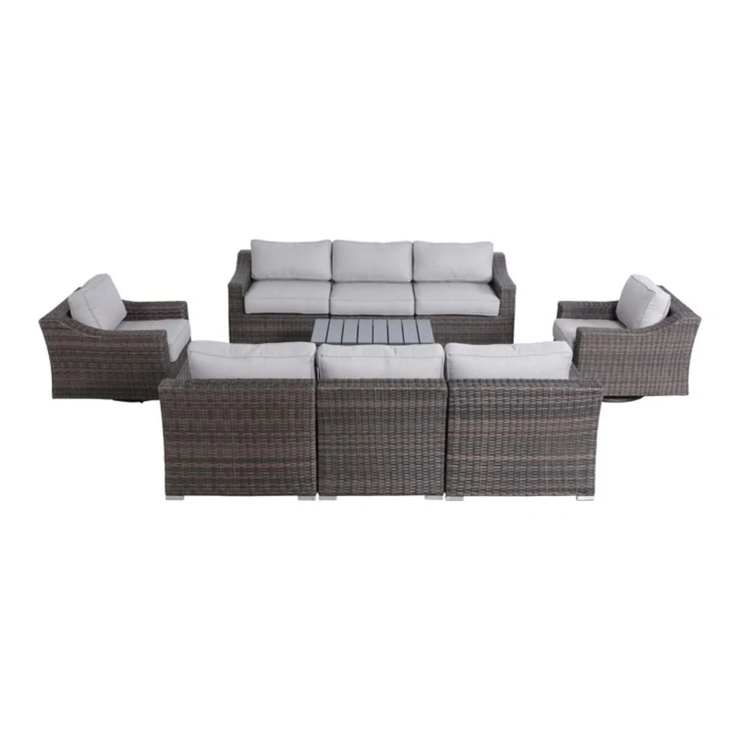 Stylish Sofa Seating Group With Cushions Perfect For Outdoor Gatherings - Image 3
