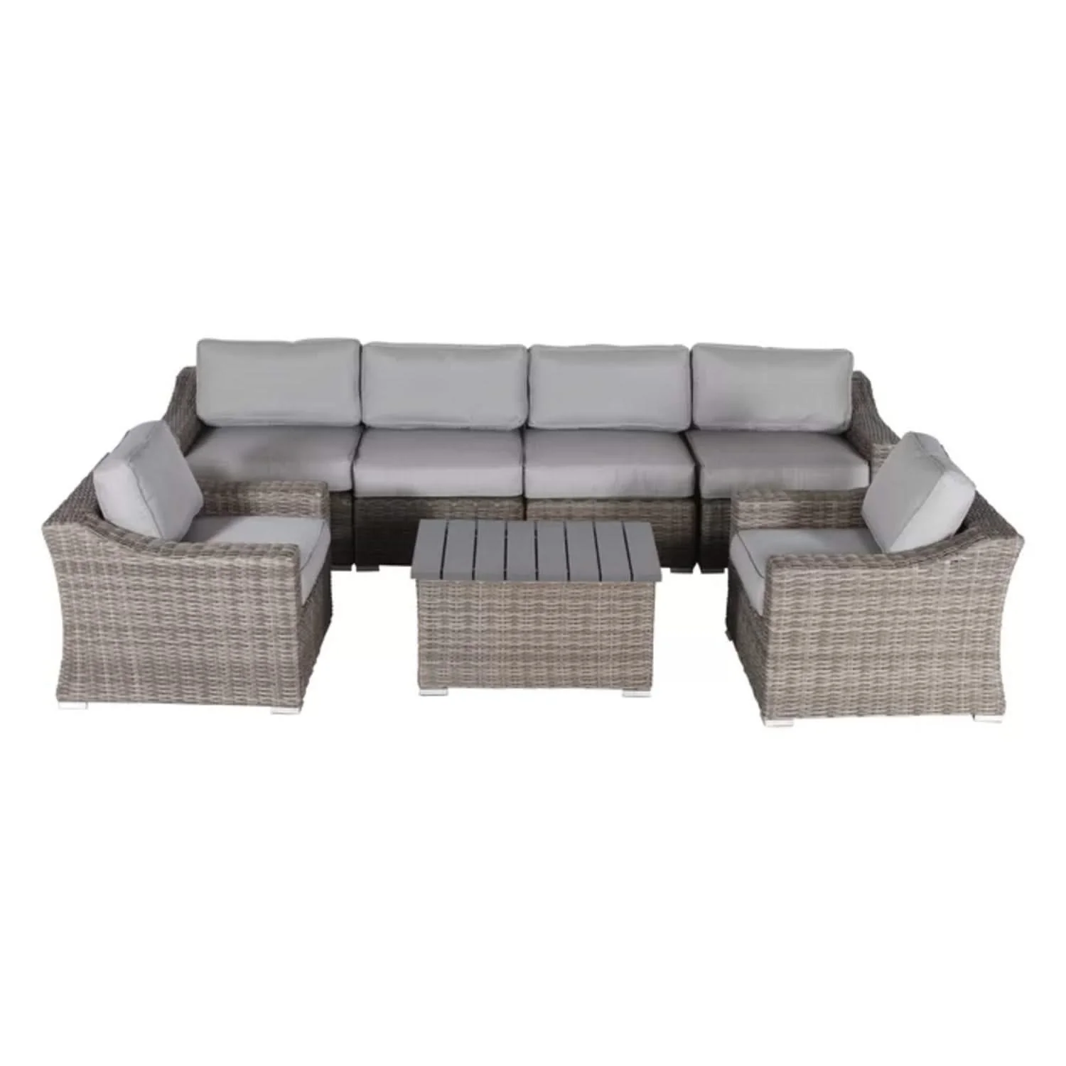 Stylish Sofa Seating Group With Cushions Perfect For Outdoor Gatherings - Image 4