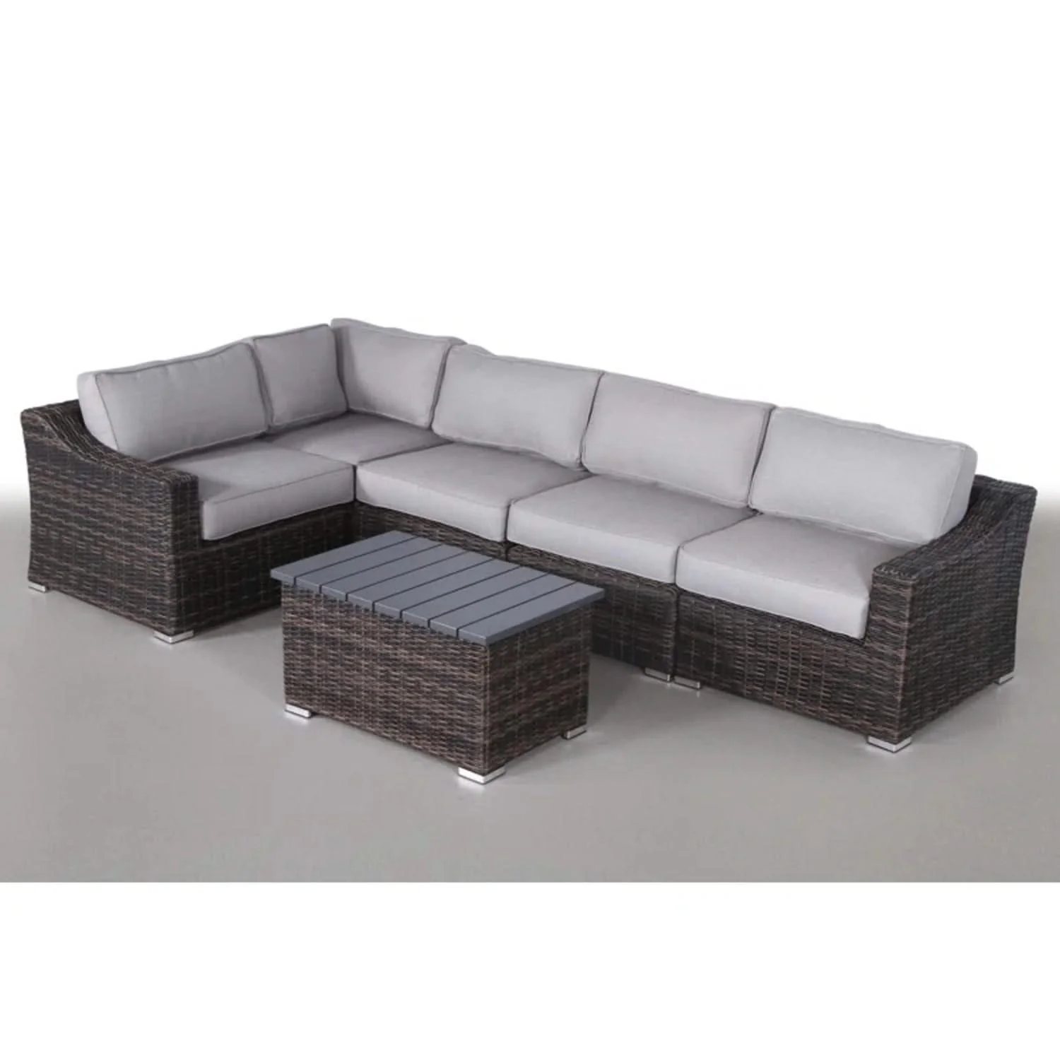 Stylish Sofa Seating Group With Cushions Perfect For Outdoor Gatherings - Image 5