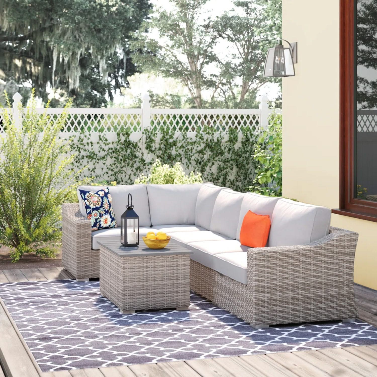 Stylish Sofa Seating Group With Cushions Perfect For Outdoor Gatherings - Image 55