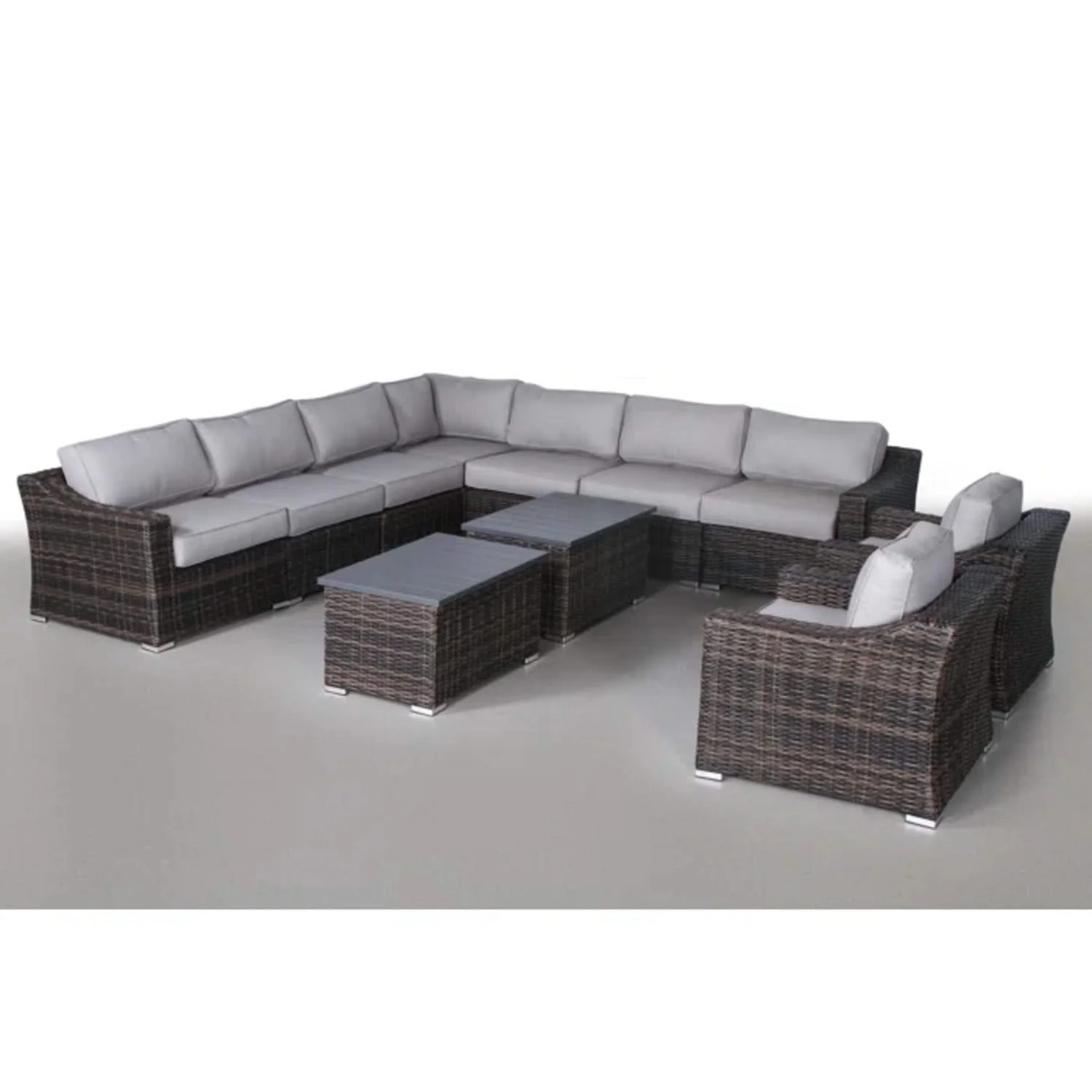 Stylish Sofa Seating Group With Cushions Perfect For Outdoor Gatherings - Image 6
