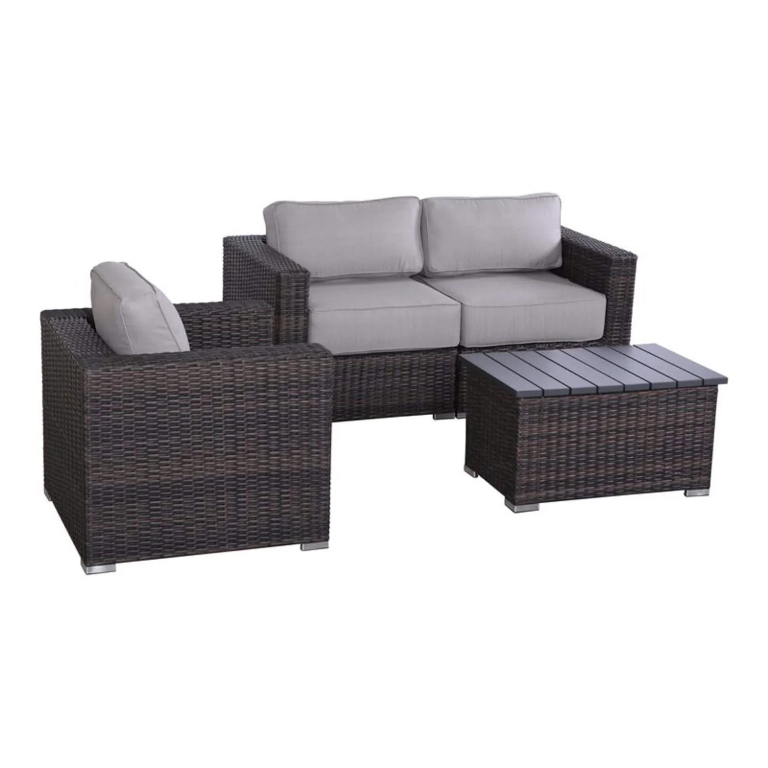 Stylish Sofa Seating Group With Cushions Perfect For Outdoor Gatherings - Image 9