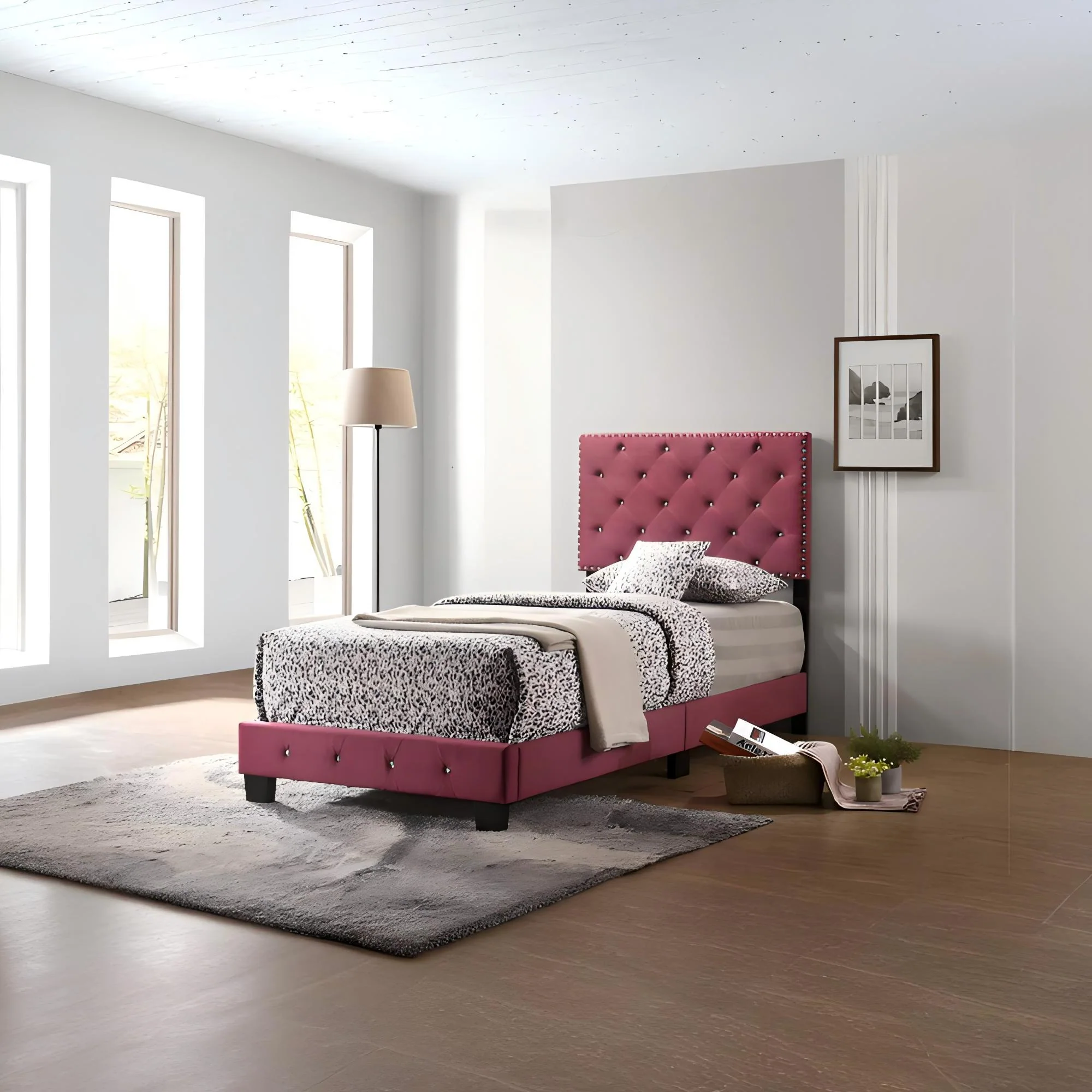 Luxurious Upholstered Bed - Image 21